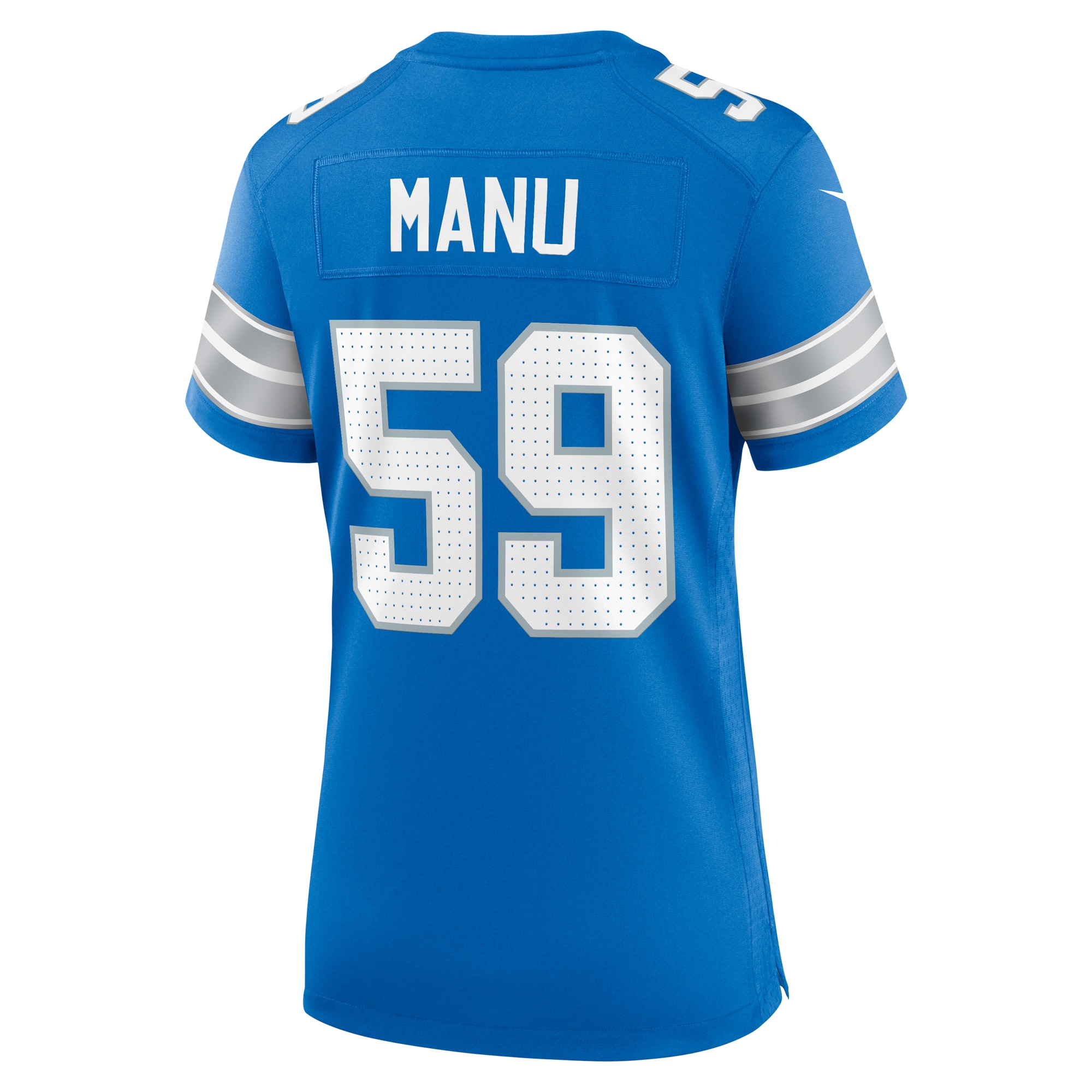 Giovanni Manu Detroit Lions Game Jersey - Women's - Image 3