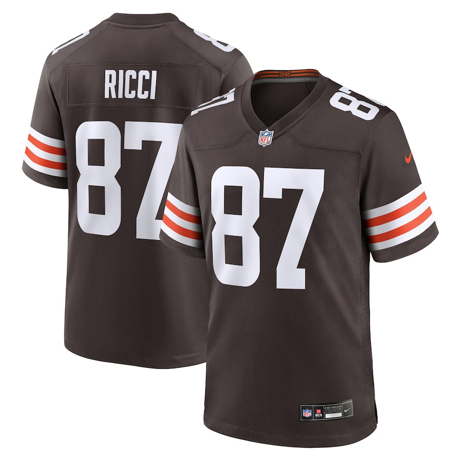 Giovanni Ricci #87 Cleveland Browns Game Jersey - Men's | Brown