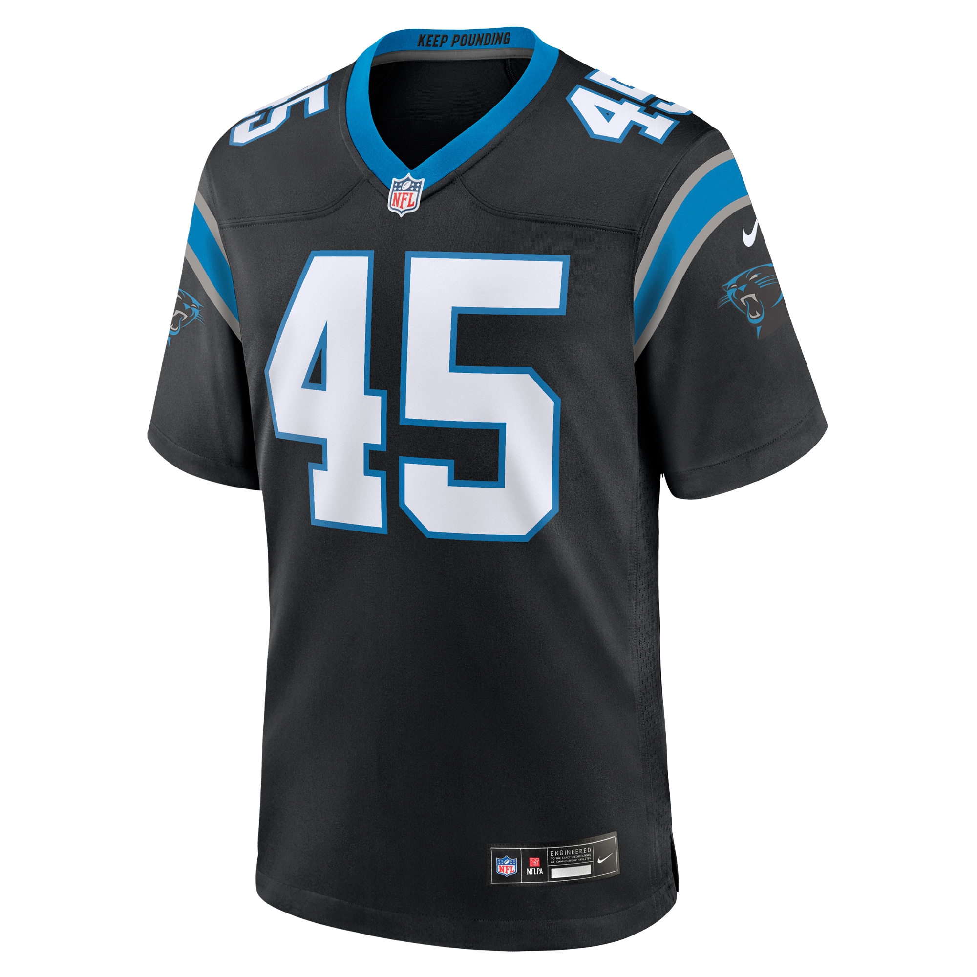 Alternative view of Giovanni Ricci Carolina Panthers Game Jersey - Men's