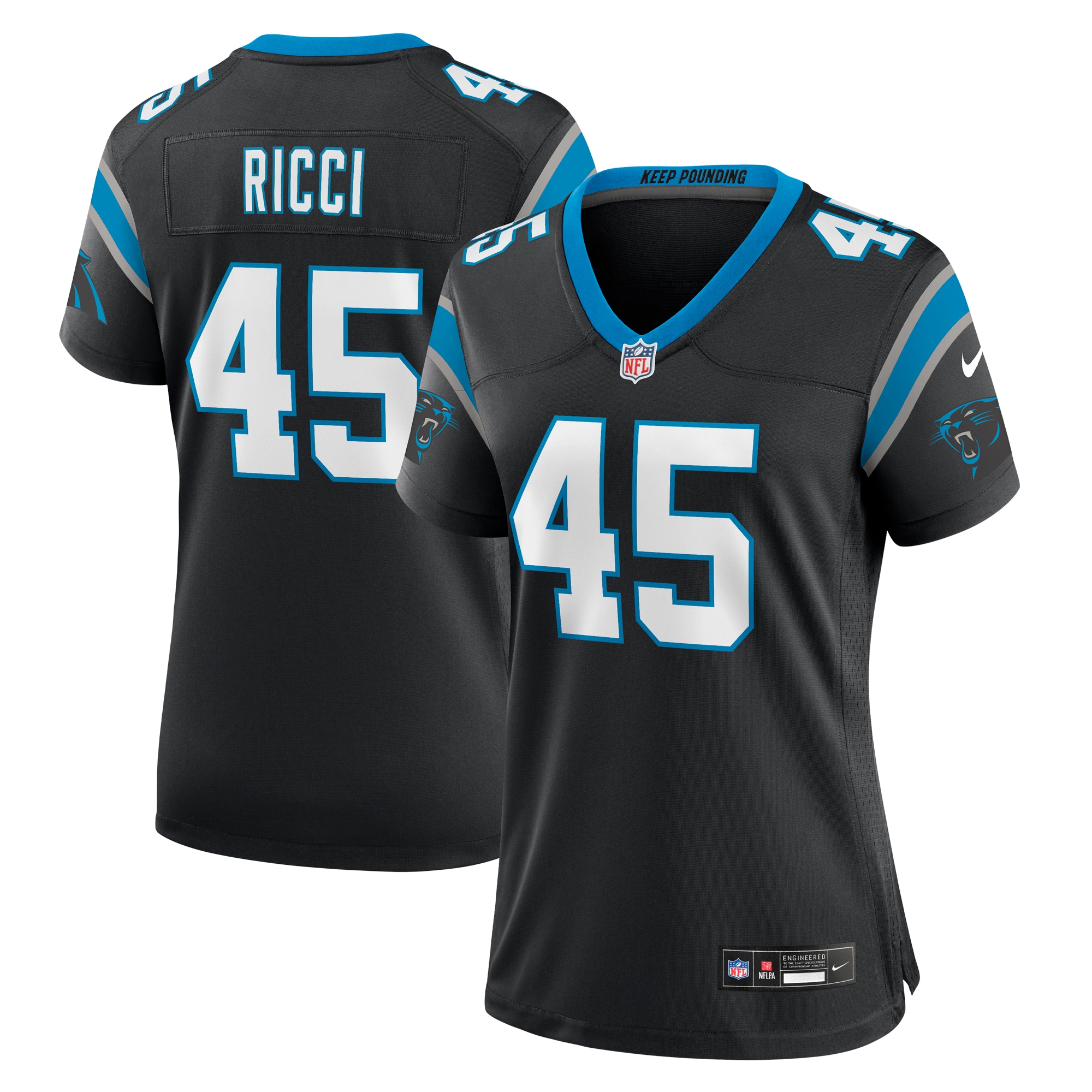 Giovanni Ricci Carolina Panthers Game Jersey - Women's