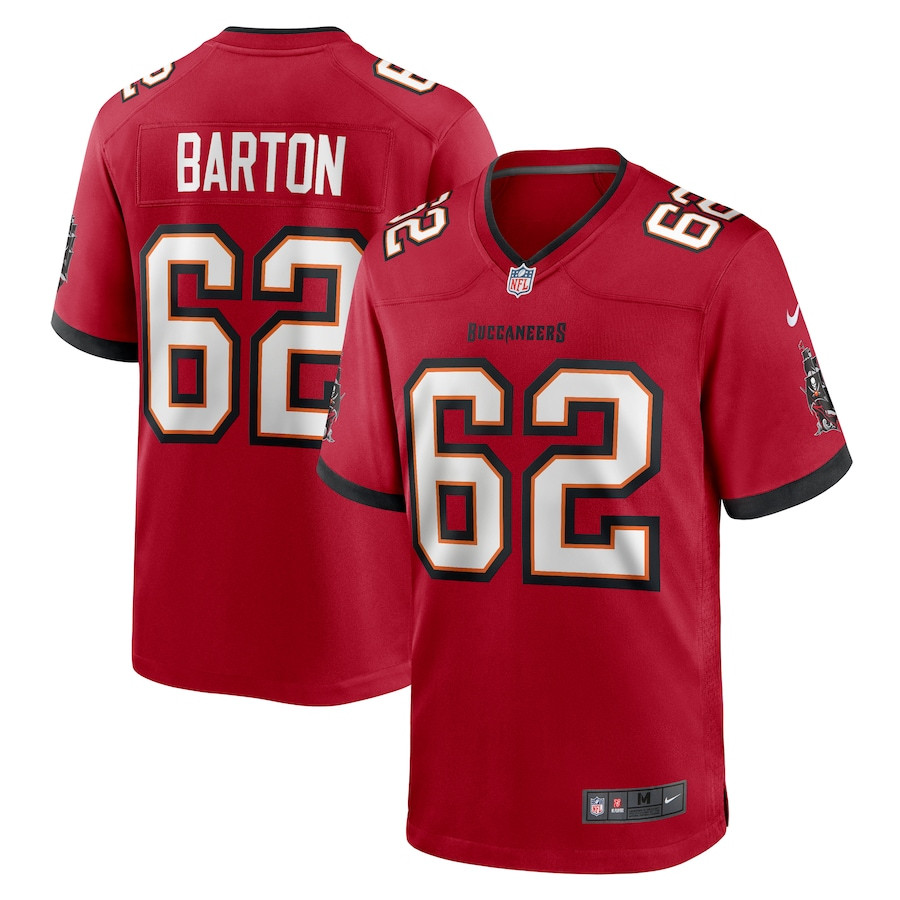 Graham Barton #62 Tampa Bay Buccaneers Game Jersey - Men's | Red
