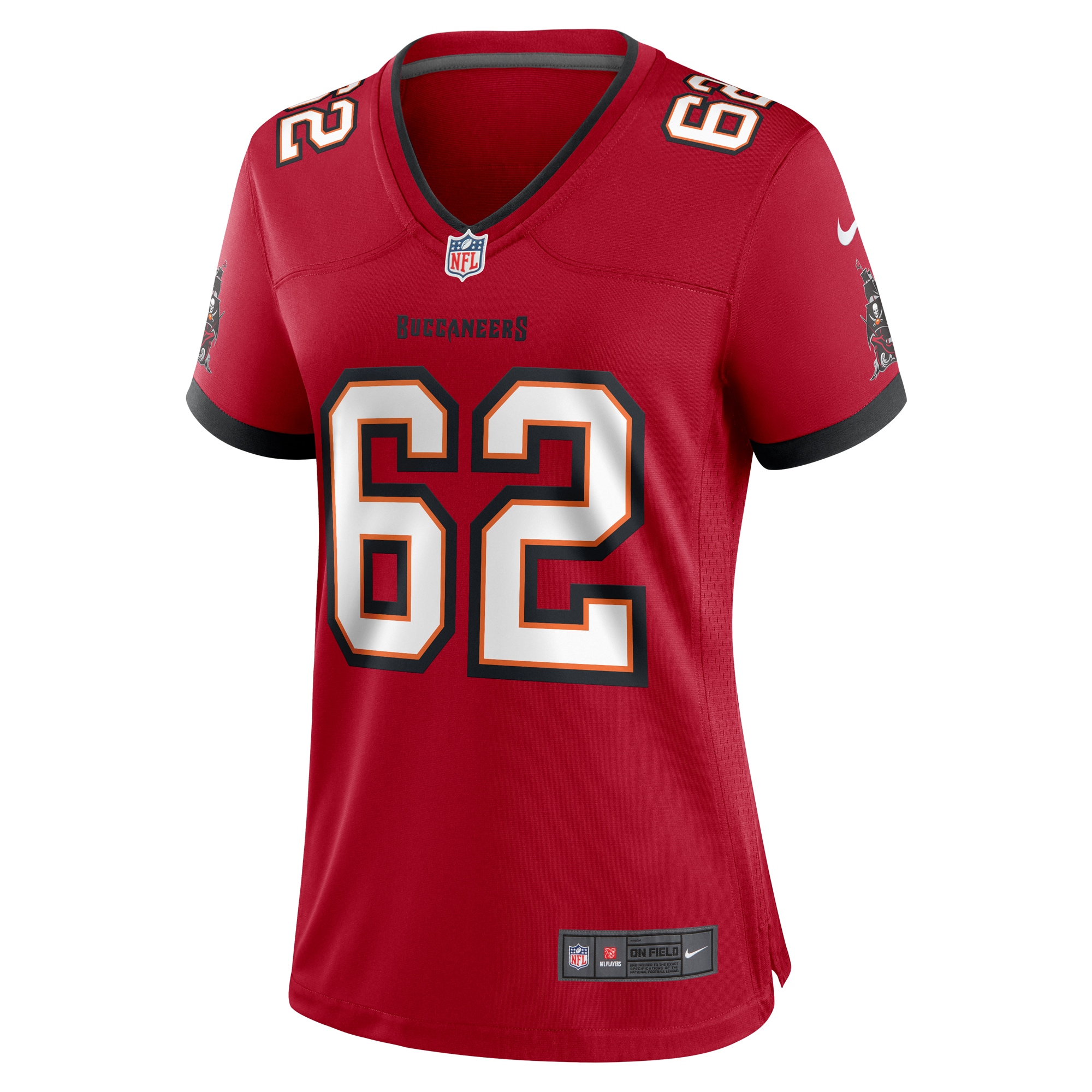 Alternative view of Graham Barton Tampa Bay Buccaneers Game Jersey - Women's