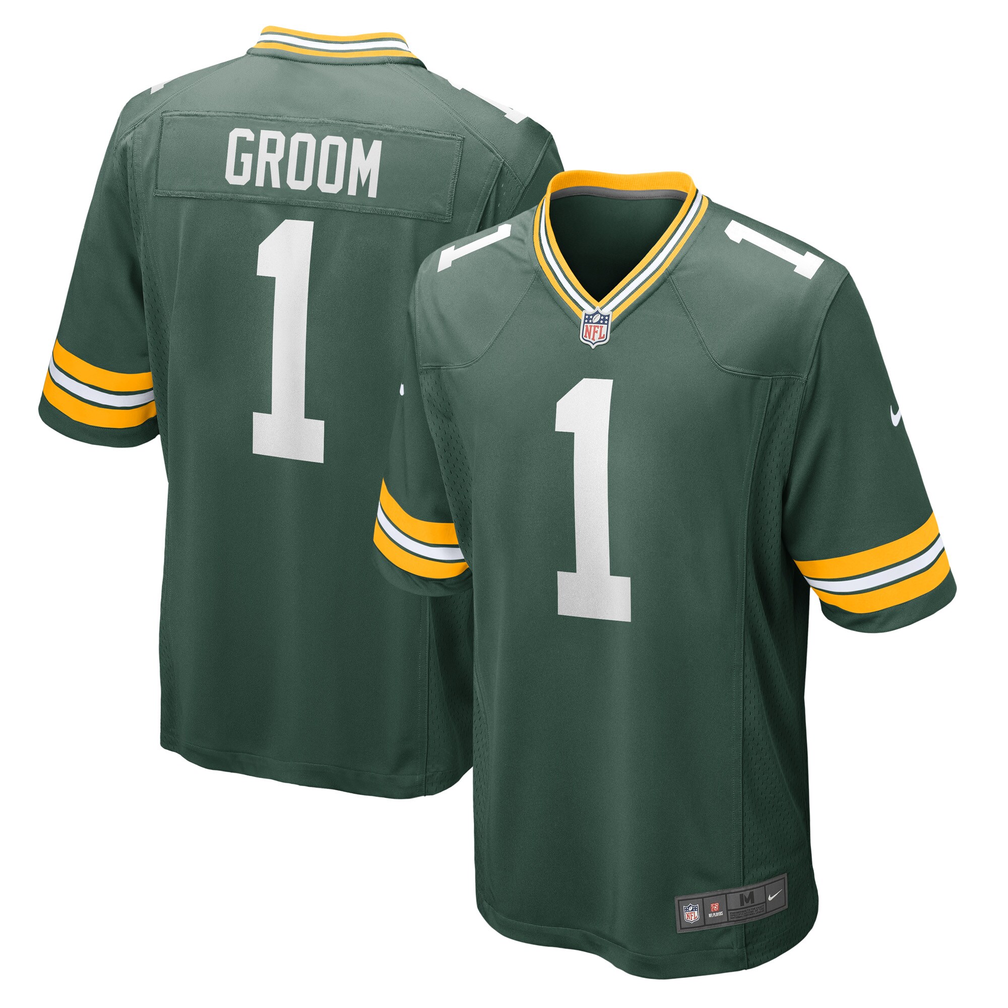 Green Bay Packers Number #1 Green Bay Packers Game Jersey - Men's