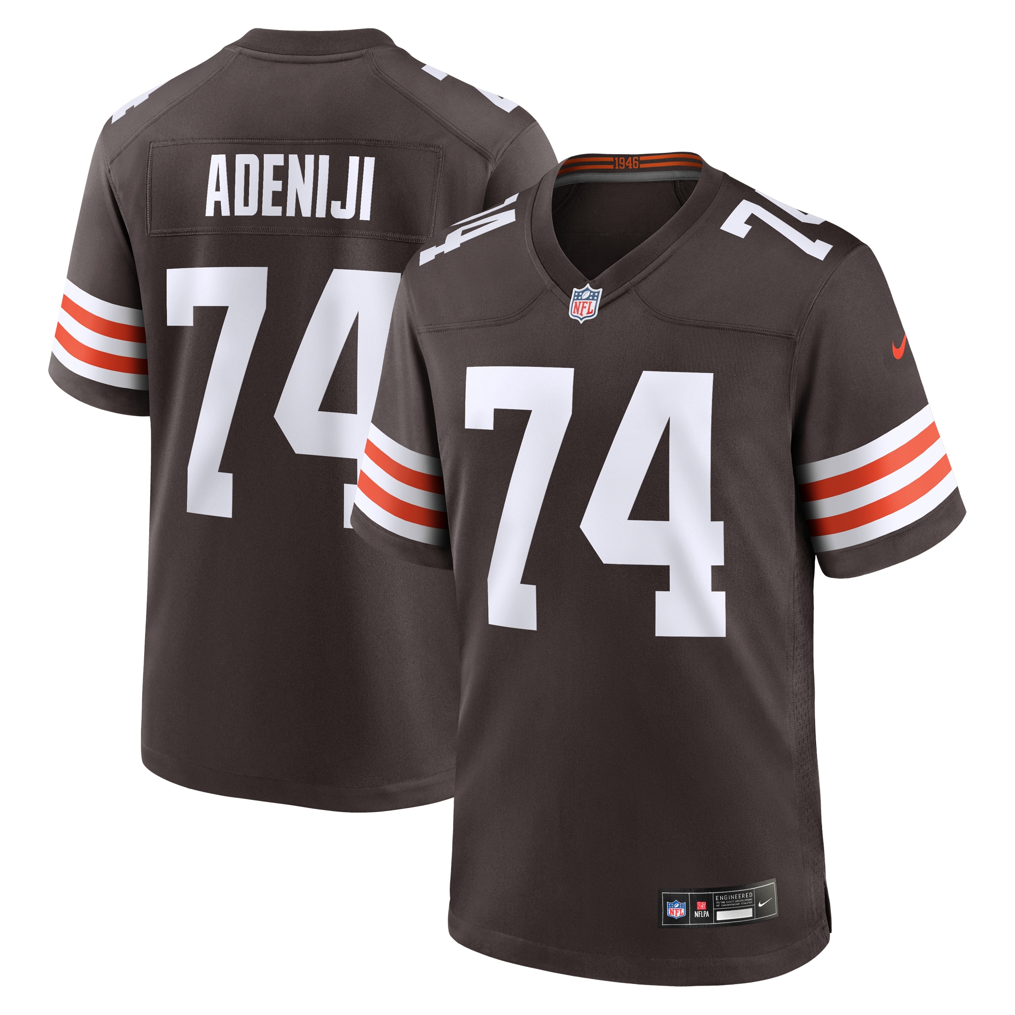 Hakeem Adeniji Cleveland Browns Game Jersey - Men's