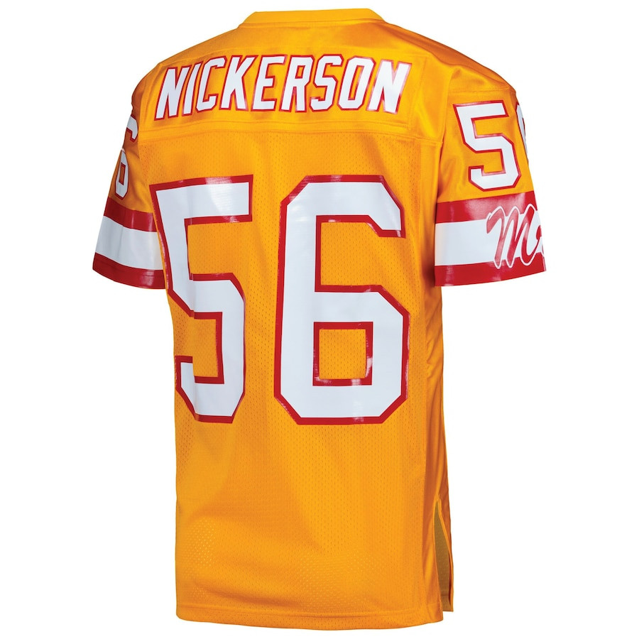 Hardy Nickerson #56 Tampa Bay Buccaneers Throwback Game Jersey - Men's | Orange - Image 3
