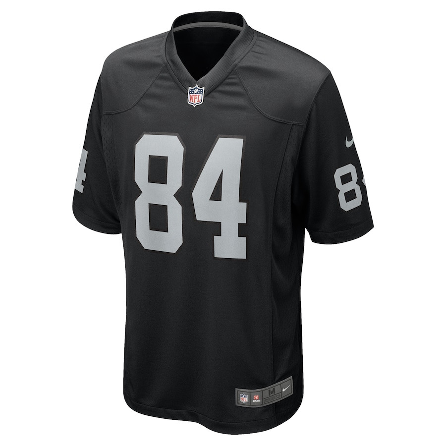 Alternative view of Harrison Bryant #84 Las Vegas Raiders Game Jersey - Men's | Black