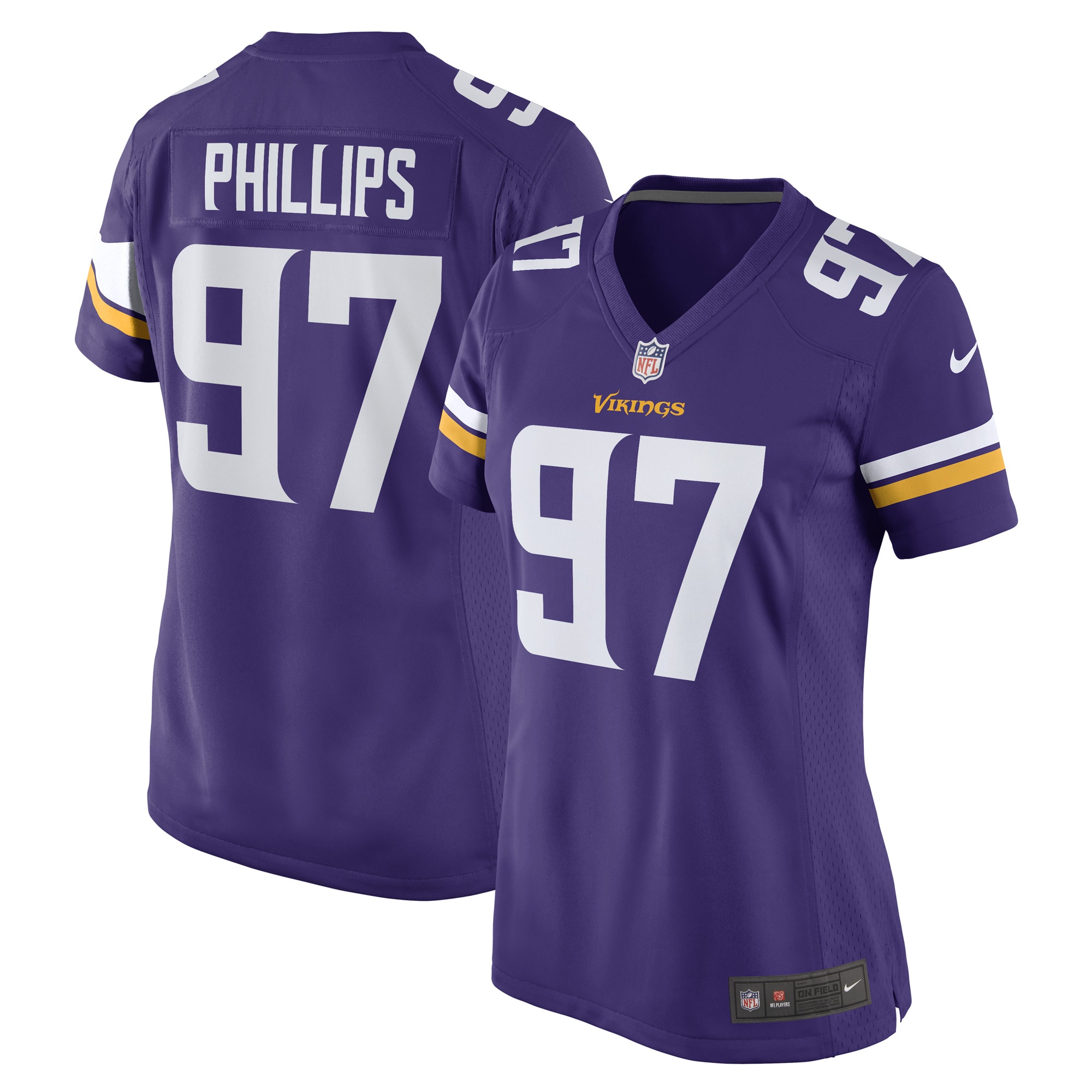 Harrison Phillips Minnesota Vikings Game Jersey - Women's