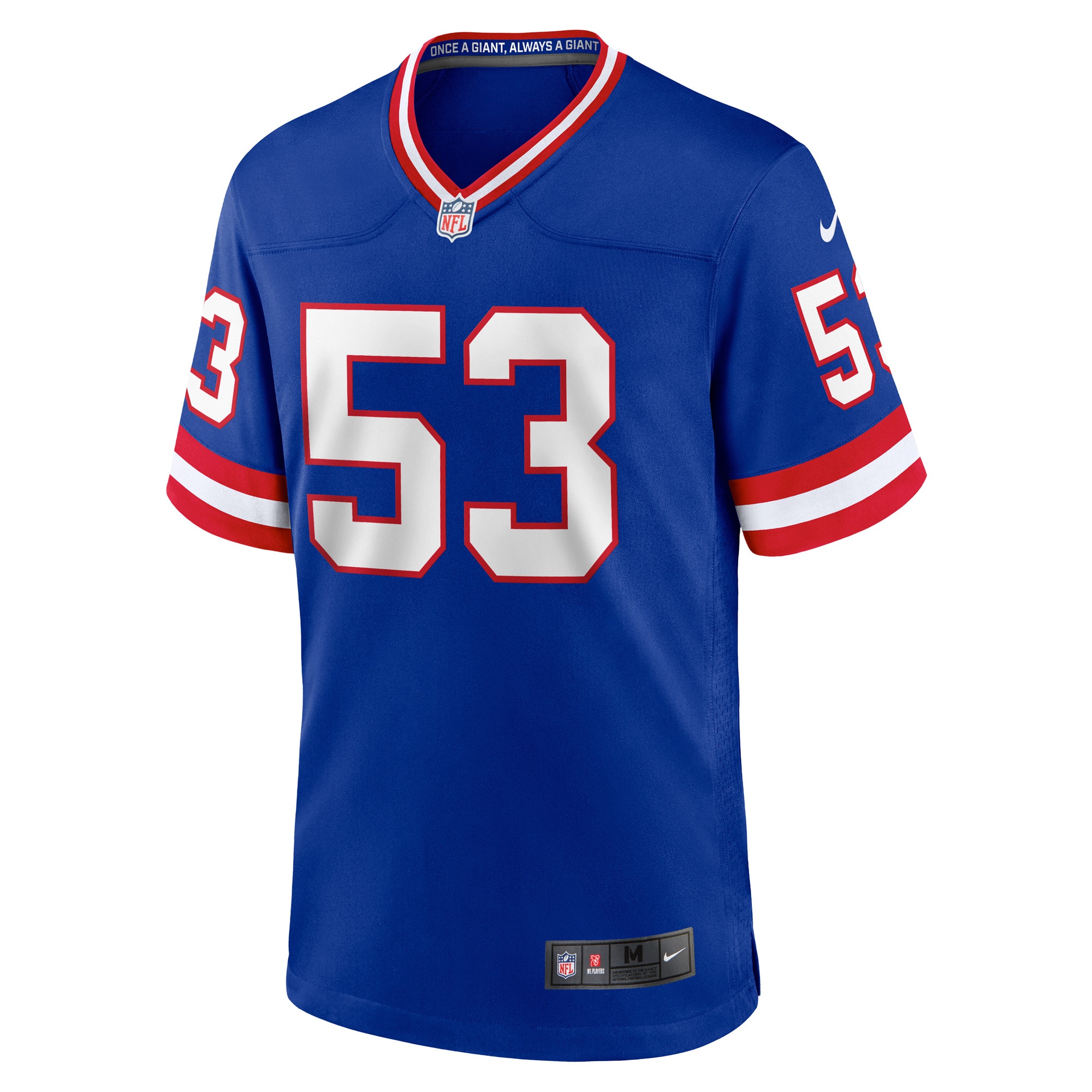 Alternative view of Harry Carson New York Giants Classic Game Jersey - Men's
