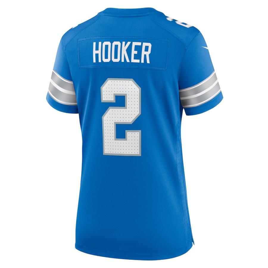 Hendon Hooker #2 Detroit Lions Game Jersey - Women's | Blue - Image 3