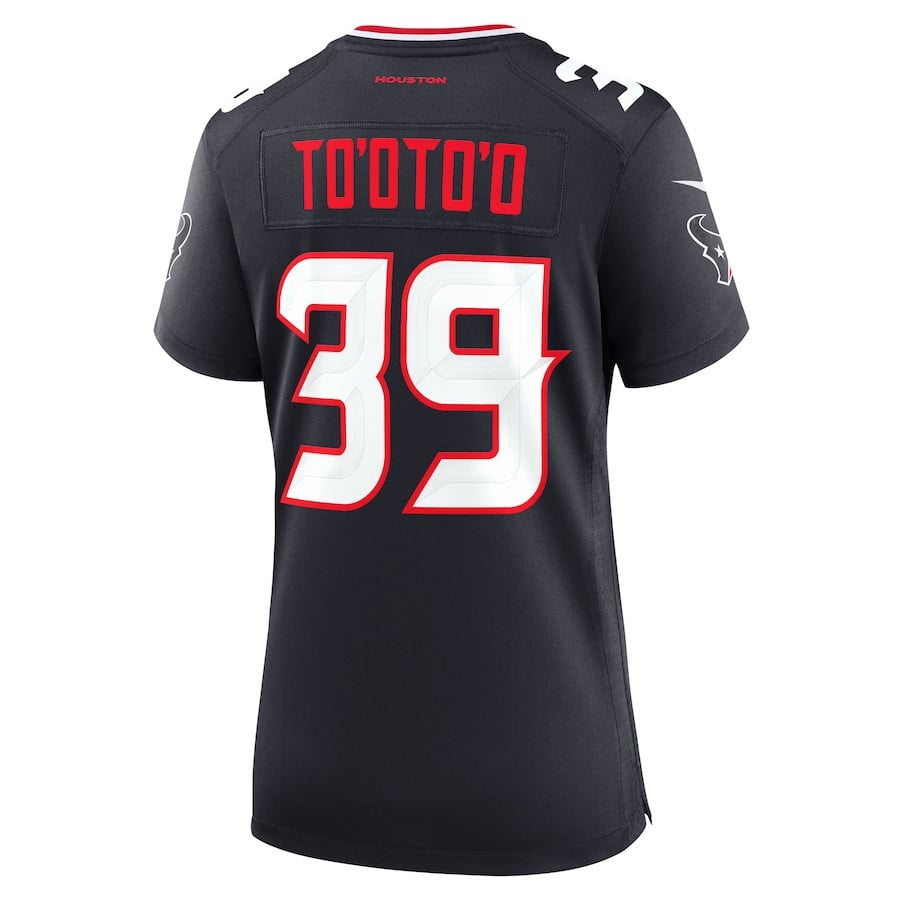 Henry Too #39 Houston Texans Game Jersey - Women's | Navy - Image 3
