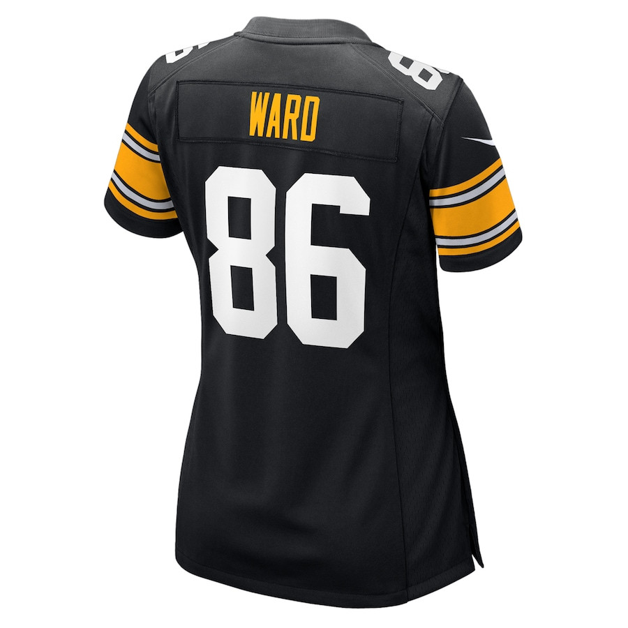 Hines Ward #86 Pittsburgh Steelers Game Jersey - Women's | Black - Image 3