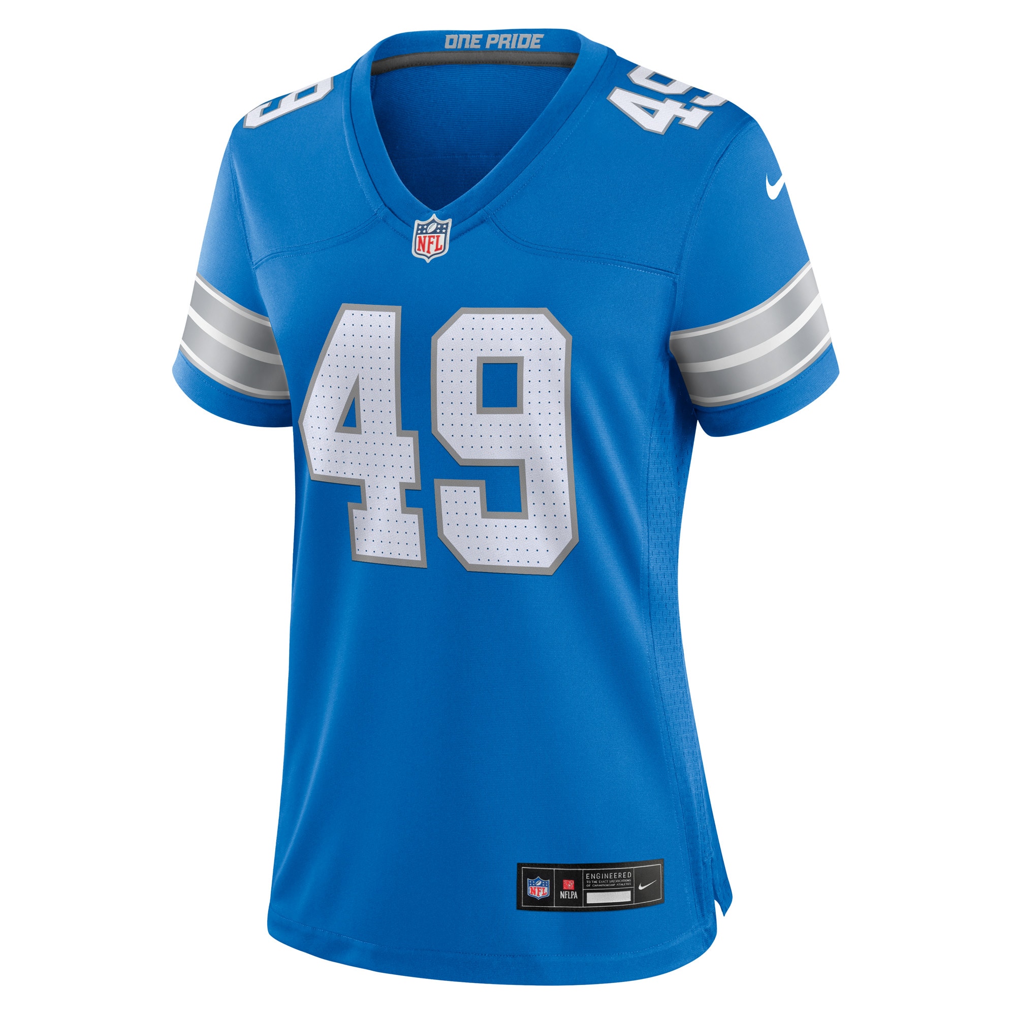 Alternative view of Hogan Hatten Detroit Lions Game Jersey - Women's