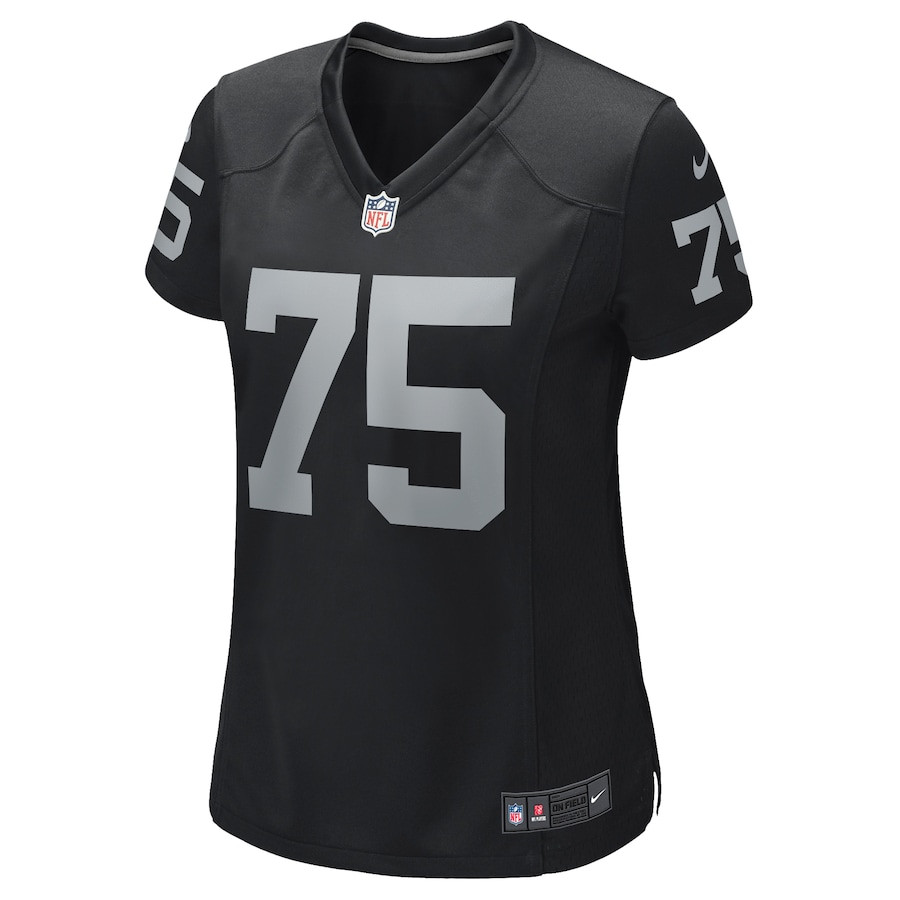 Alternative view of Howie Long #75 Las Vegas Raiders Game Jersey - Women's | Black