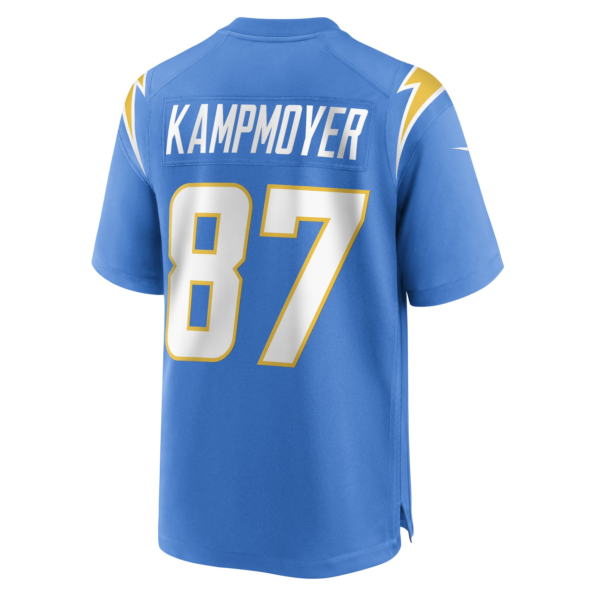 Hunter Kampmoyer Los Angeles Chargers Game Jersey - Men's - Image 3