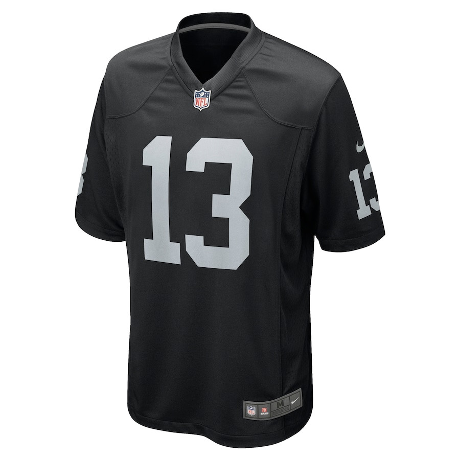 Alternative view of Hunter Renfrow #13 Las Vegas Raiders Game Jersey - Men's | Black
