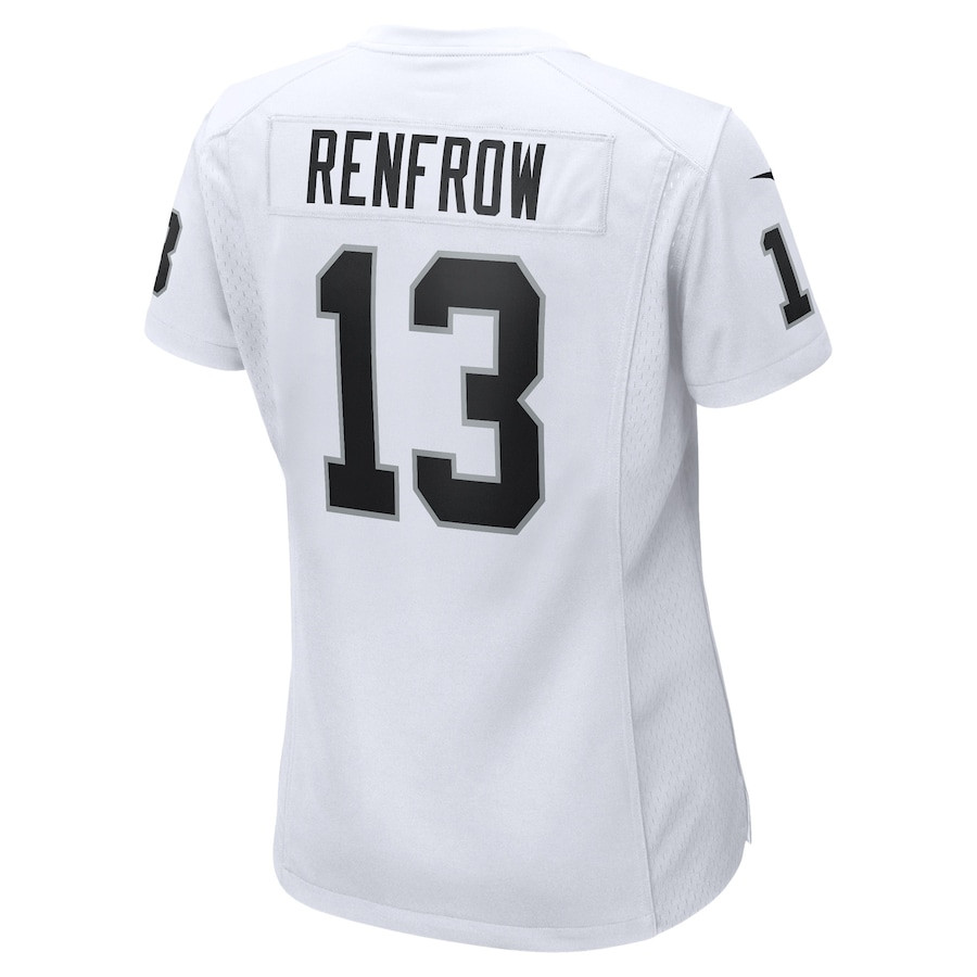 Hunter Renfrow #13 Las Vegas Raiders Game Jersey - Women's | White - Image 3