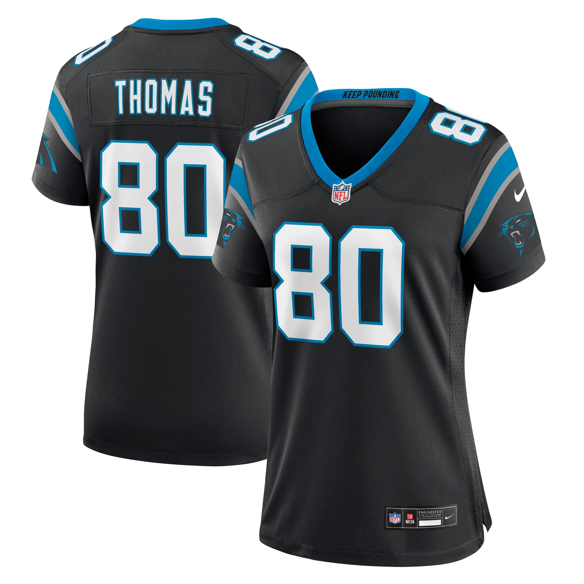 Ian Thomas Carolina Panthers Game Jersey - Women's