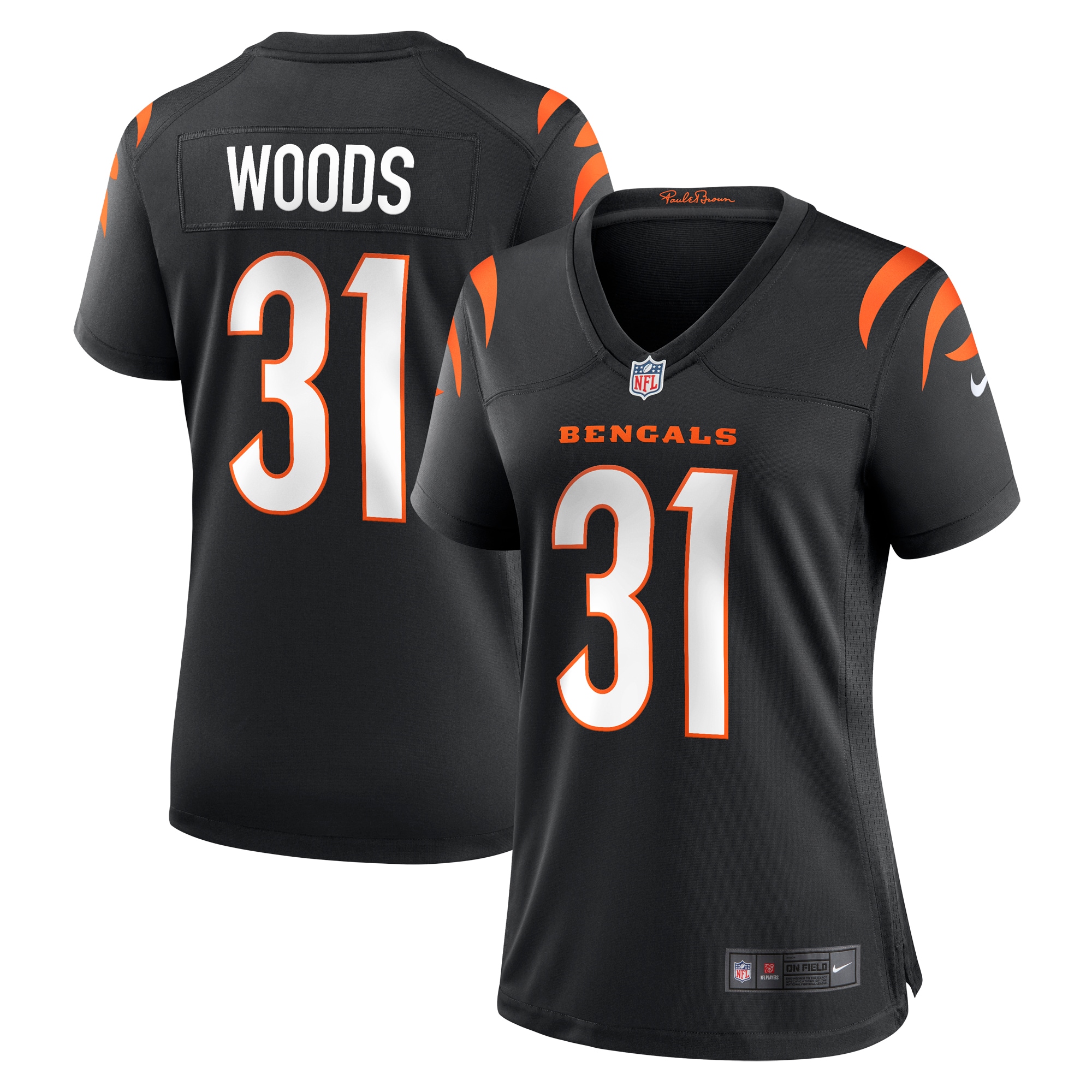 Ickey Woods Cincinnati Bengals Retired Player Game Jersey - Women's