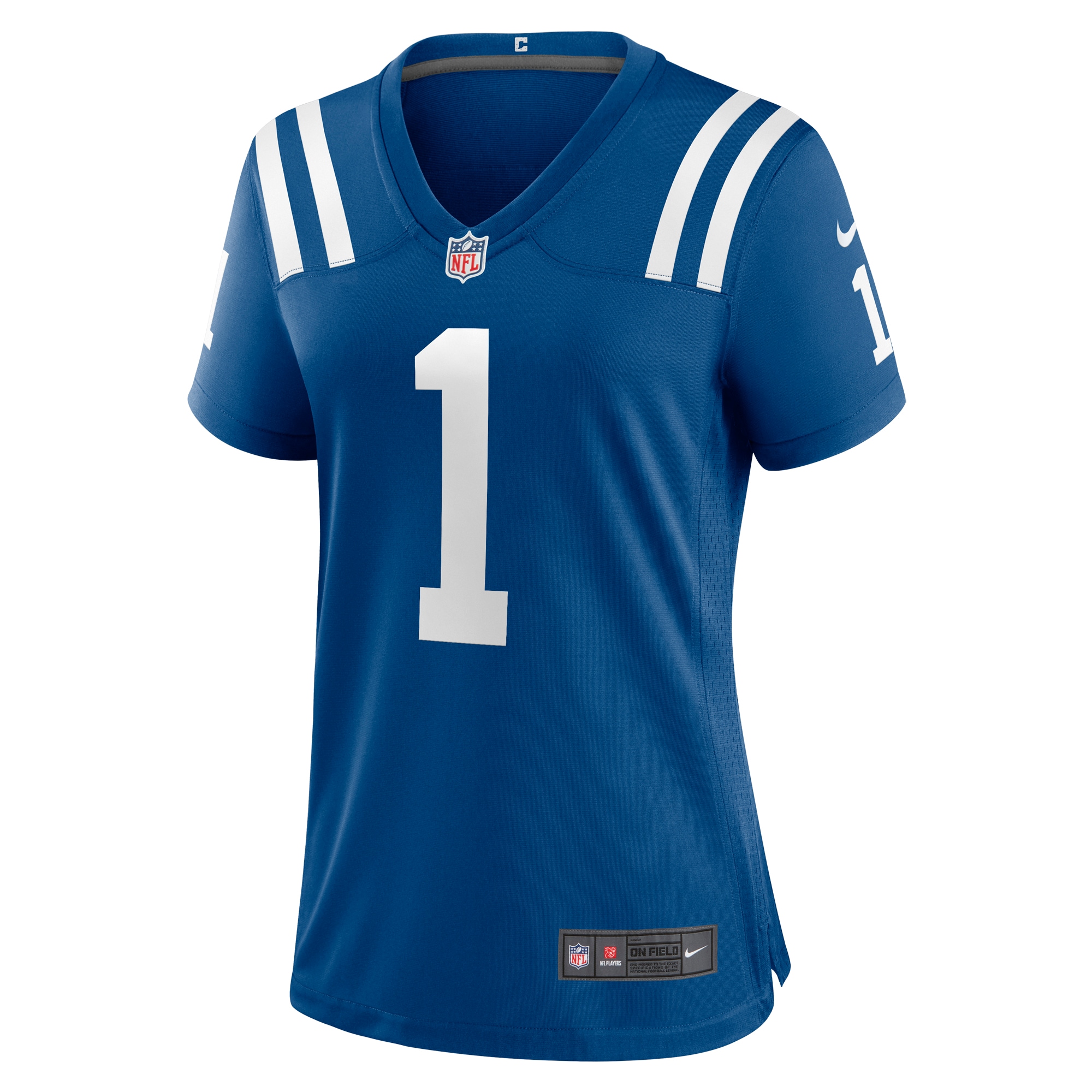 Alternative view of Indianapolis Colts Number #1 Indianapolis Colts Game Jersey - Women's