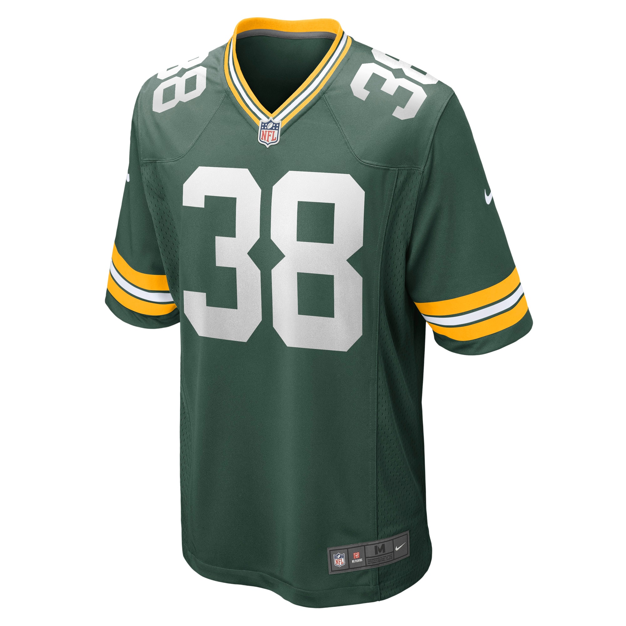 Alternative view of Innis Gaines Green Bay Packers Game Jersey - Men's