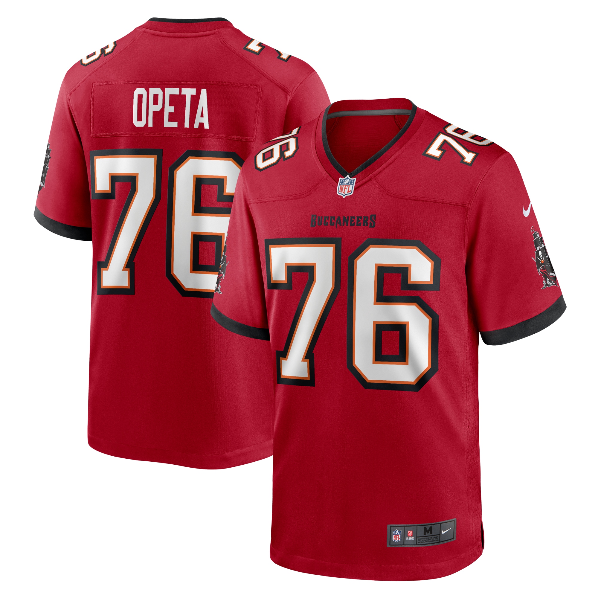 Iosua Opeta Tampa Bay Buccaneers Game Jersey - Men's