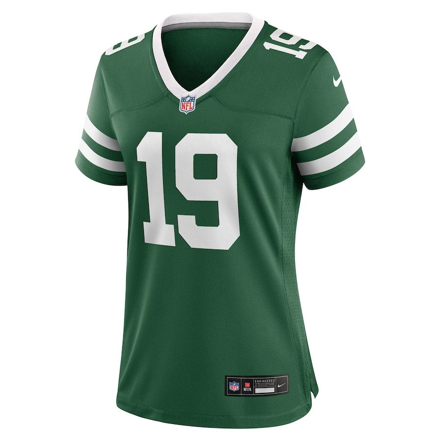 Alternative view of Irvin Charles #19 New York Jets Game Jersey - Women's | Legacy Green