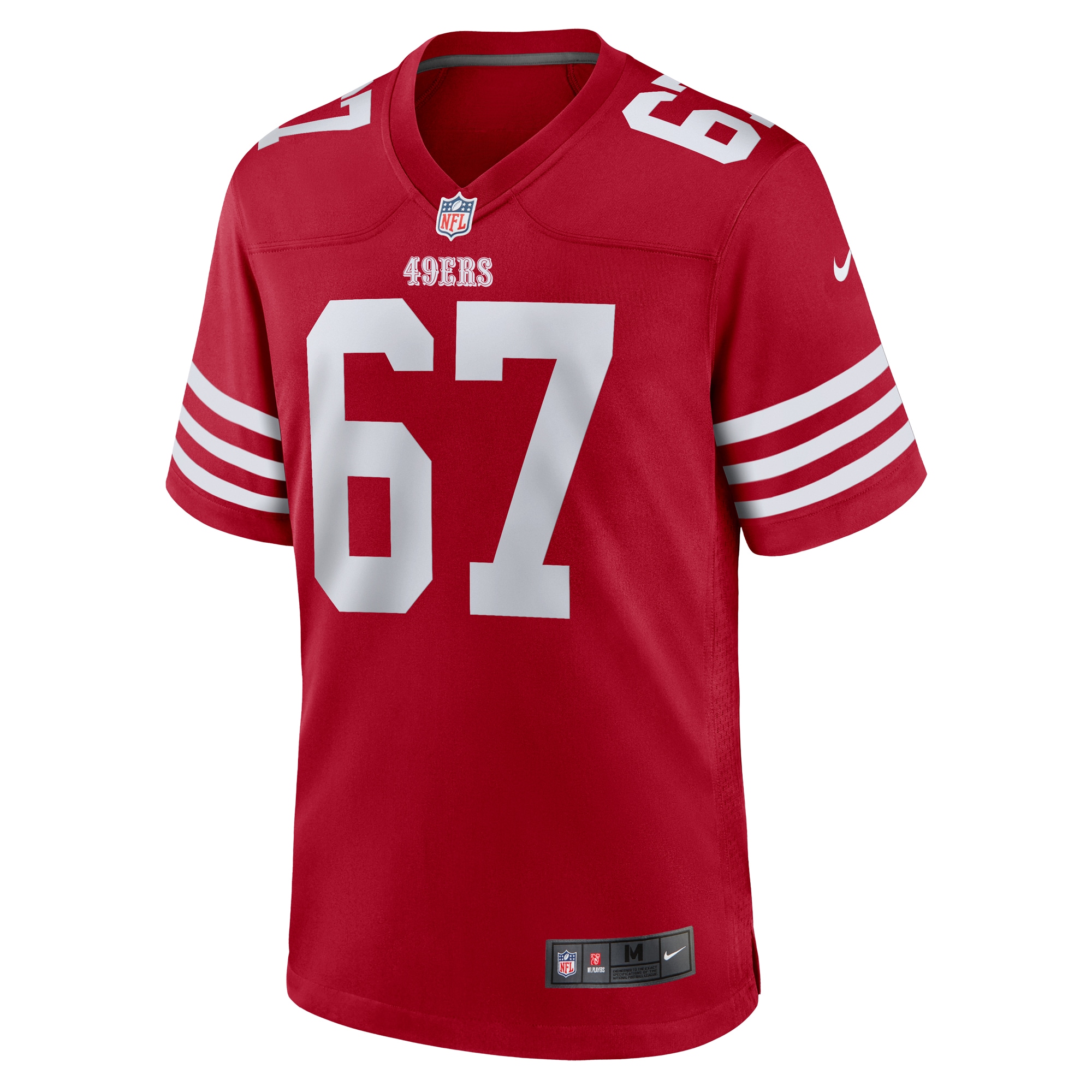 Alternative view of Isaac Alarcon San Francisco 49ers Game Jersey - Men's
