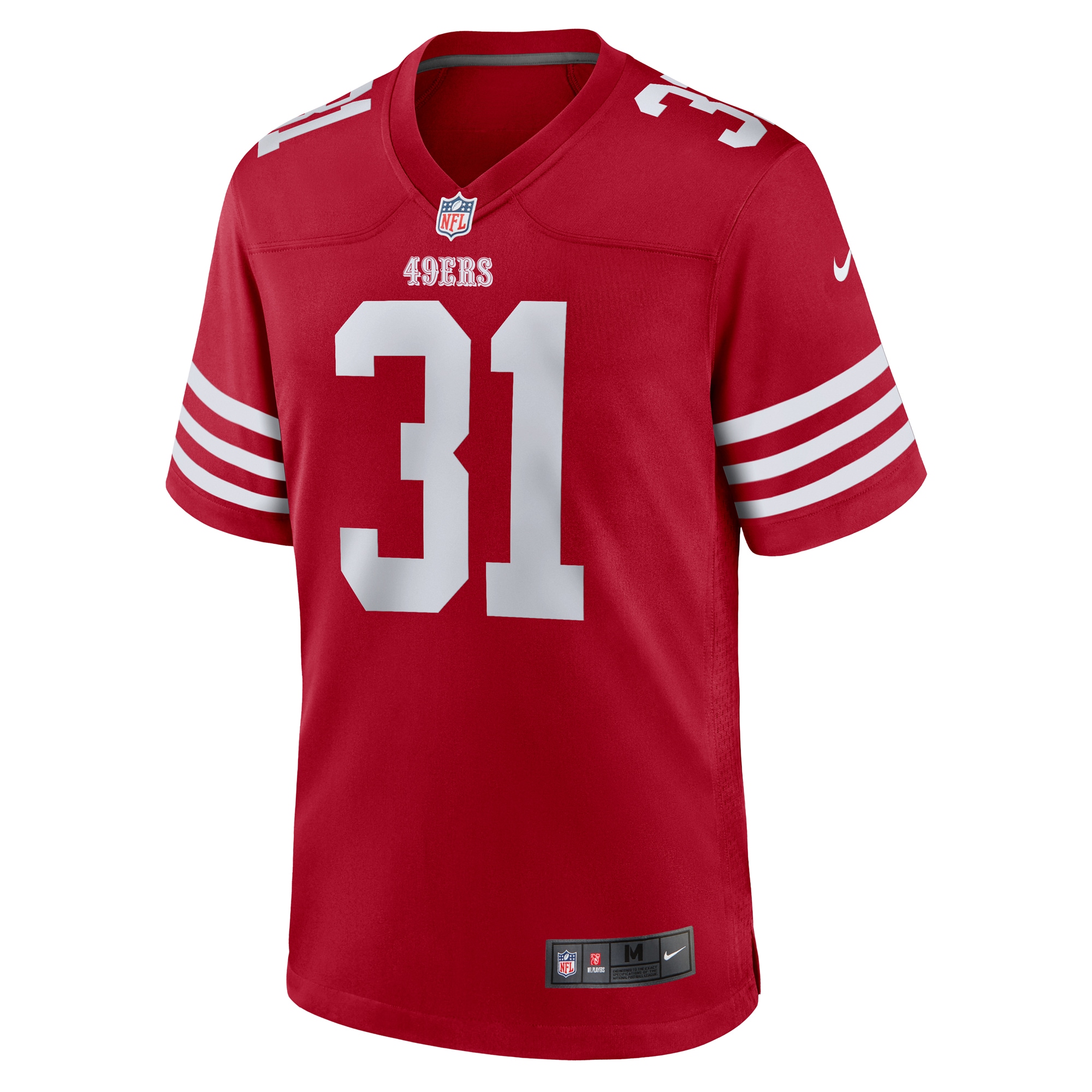 Alternative view of Isaac Guerendo San Francisco 49ers Game Jersey - Men's