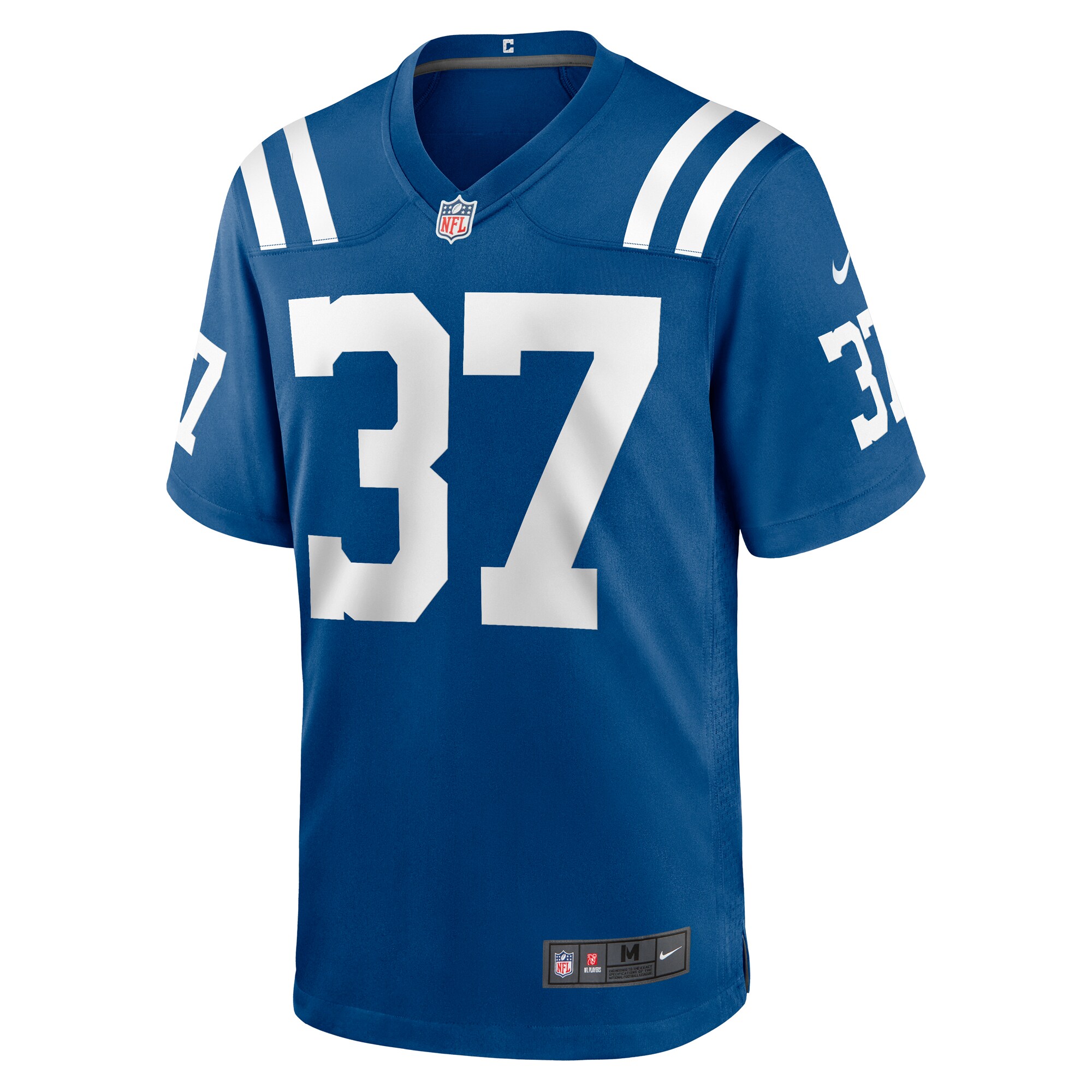 Alternative view of Isaac Taylor-Stuart Indianapolis Colts Game Jersey - Men's | Stuart Royal Team Game Jersey