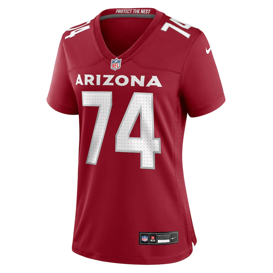 Alternative view of Isaiah Adams #74 Arizona Cardinals Game Jersey - Women's | Cardinal