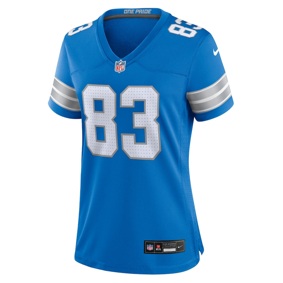 Isaiah Williams #83 Detroit Lions Game Jersey - Women's | Blue - Image 2