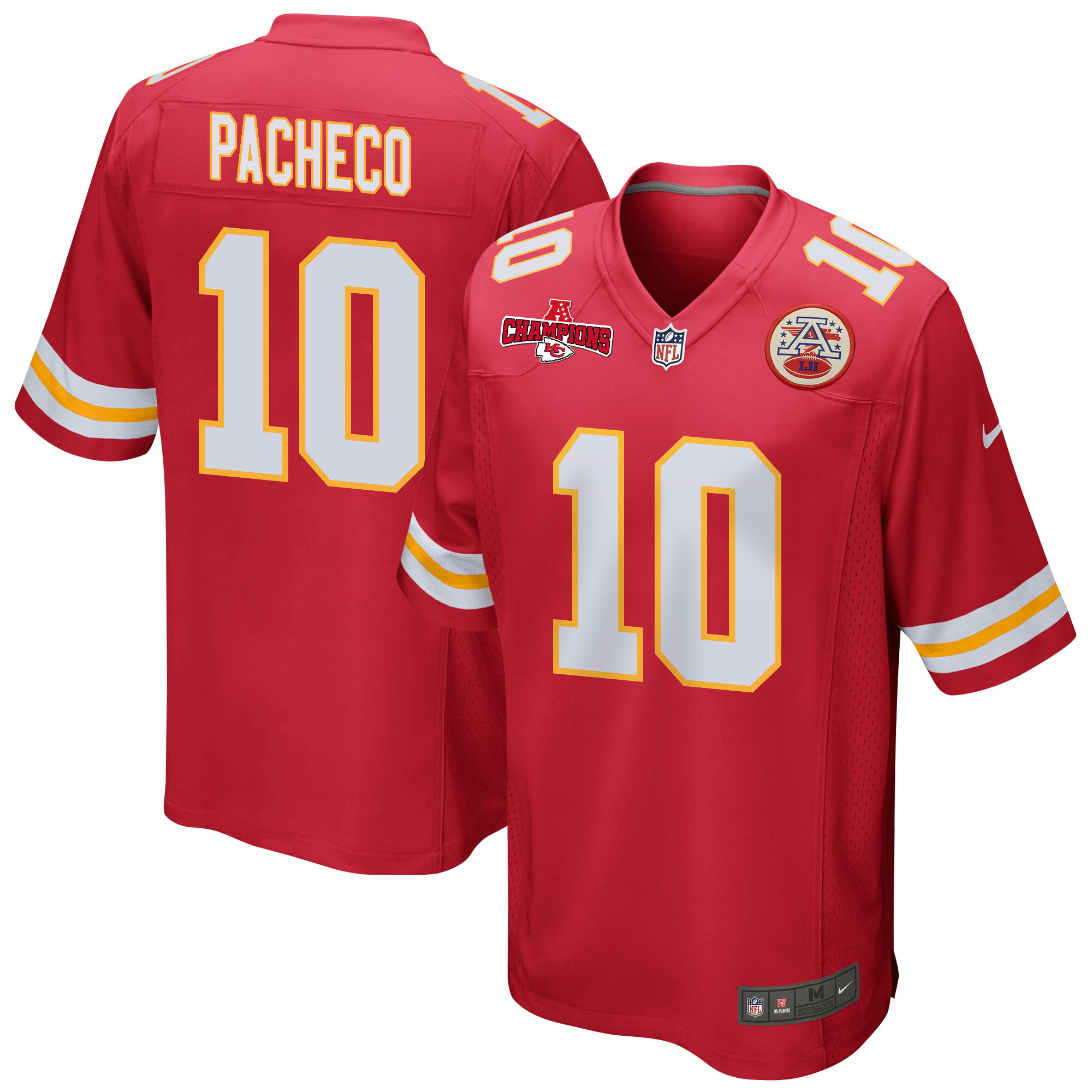 Isiah Pacheco #10 Kansas City Chiefs Game Jersey - Men's | Red