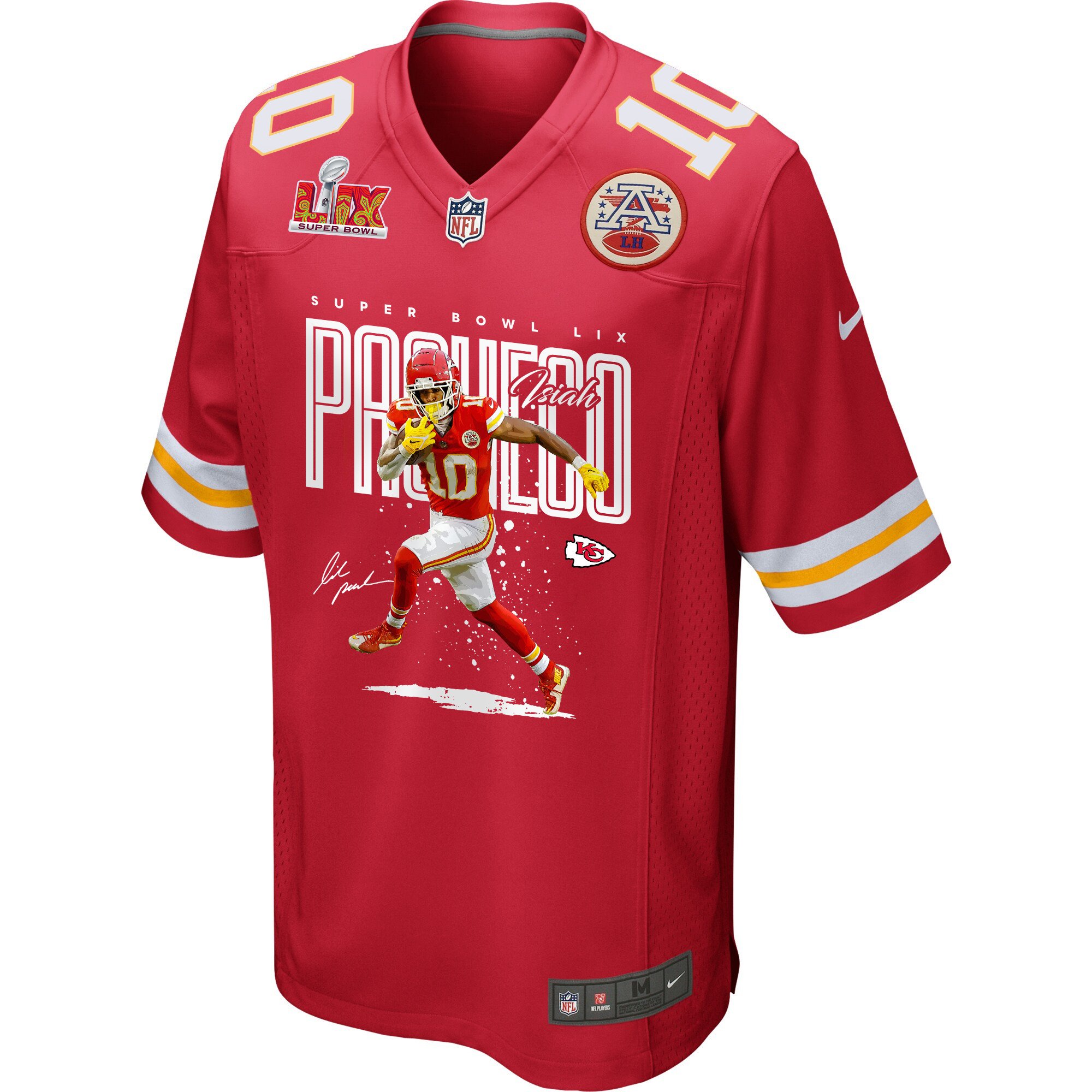Alternative view of Isiah Pacheco #10 Kansas City Chiefs Legend Jersey - Men's | Red
