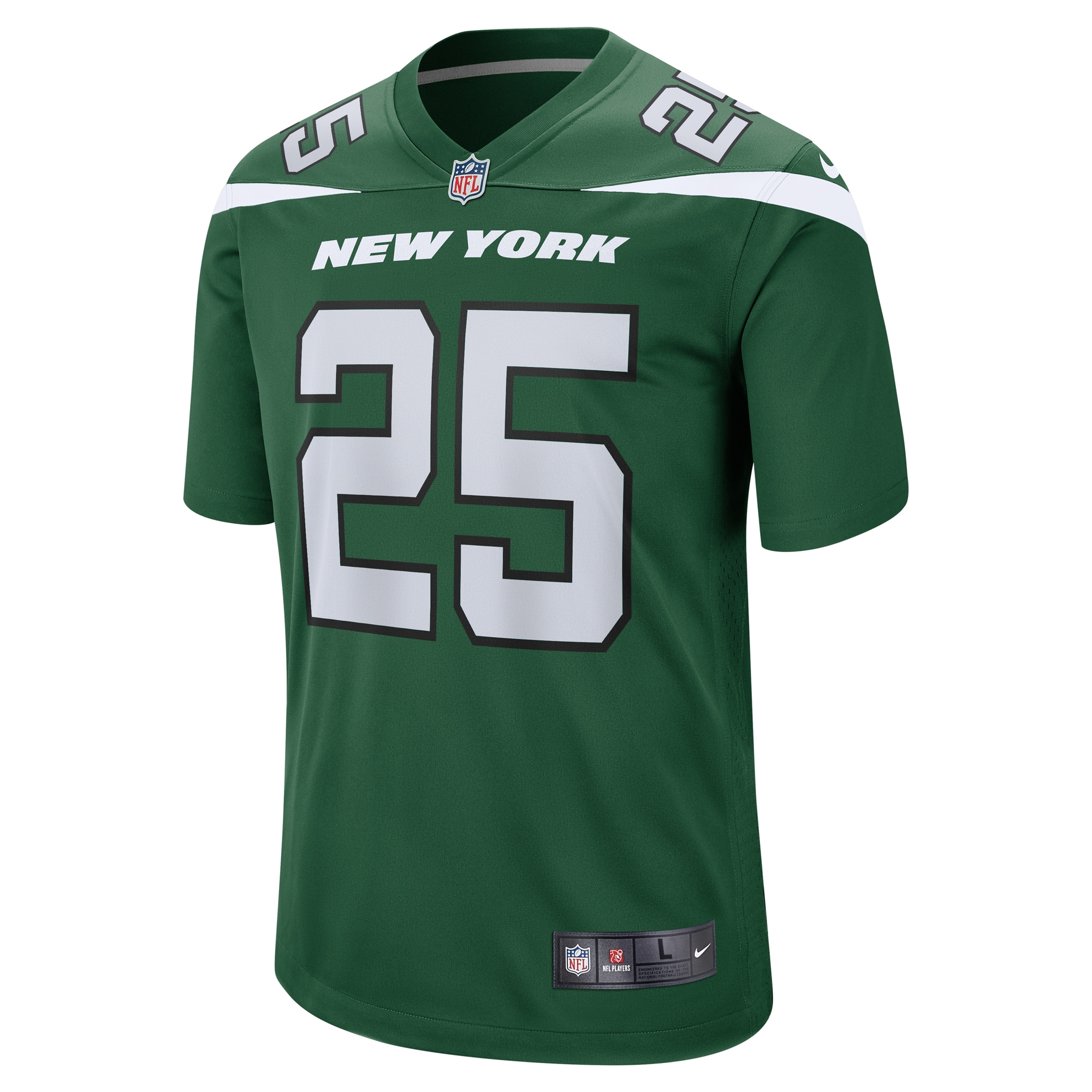 Alternative view of Israel Abanikanda New York Jets Game Jersey - Men's