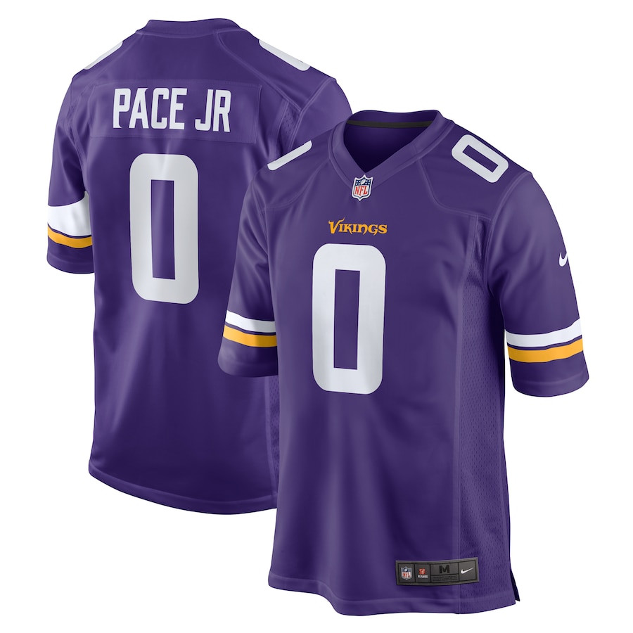 Ivan Pace Jr #0 Minnesota Vikings Game Jersey - Men's | Purple