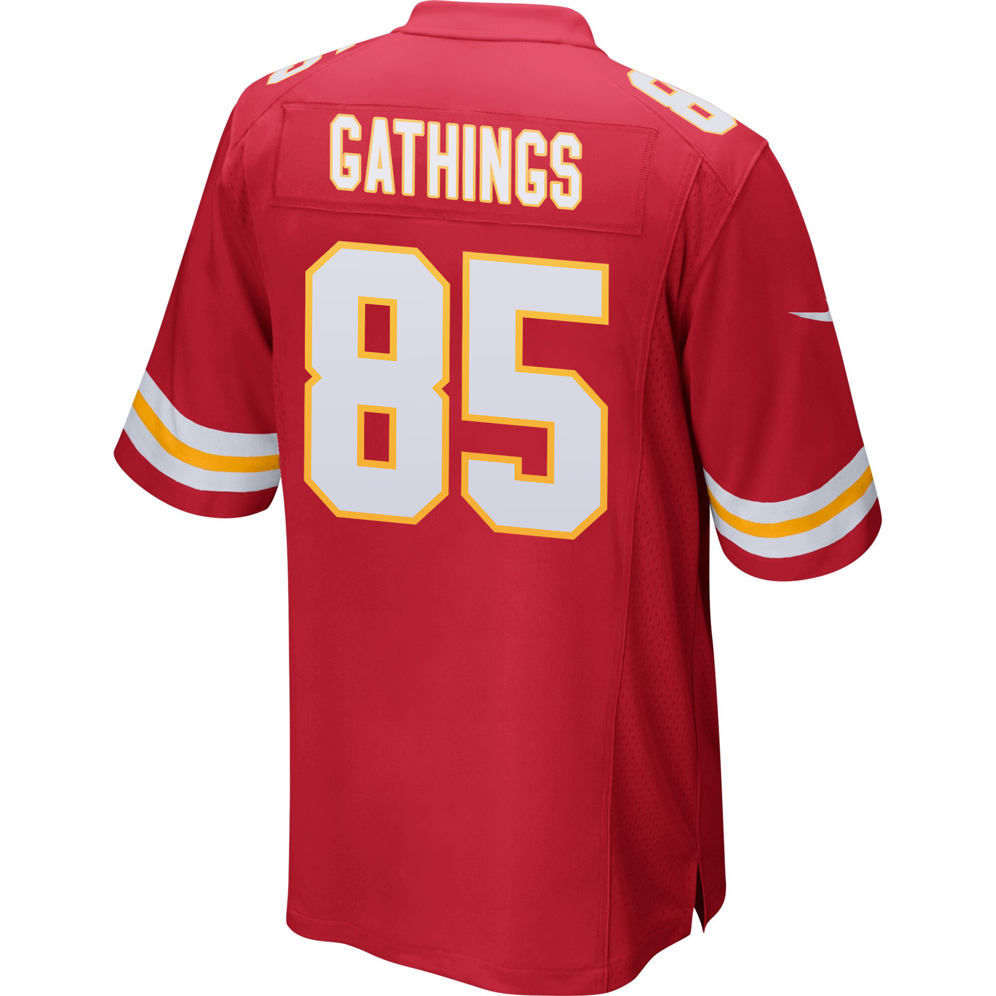 Izaiah Gathings #85 Kansas City Chiefs Game Jersey - Men's | Red - Image 3