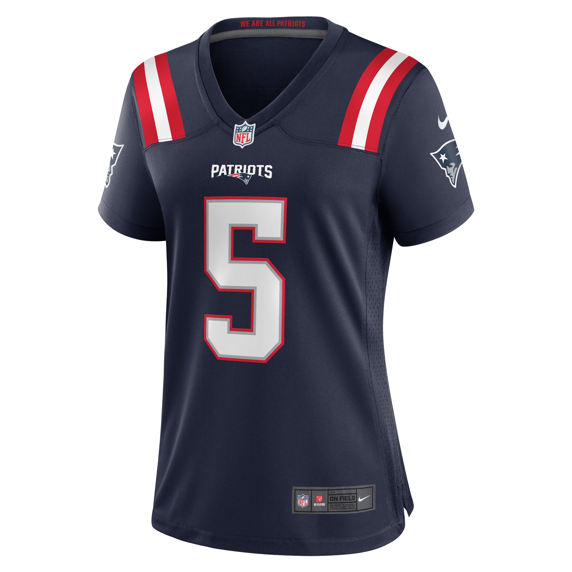 Alternative view of Jabrill Peppers New England Patriots Game Jersey - Women's
