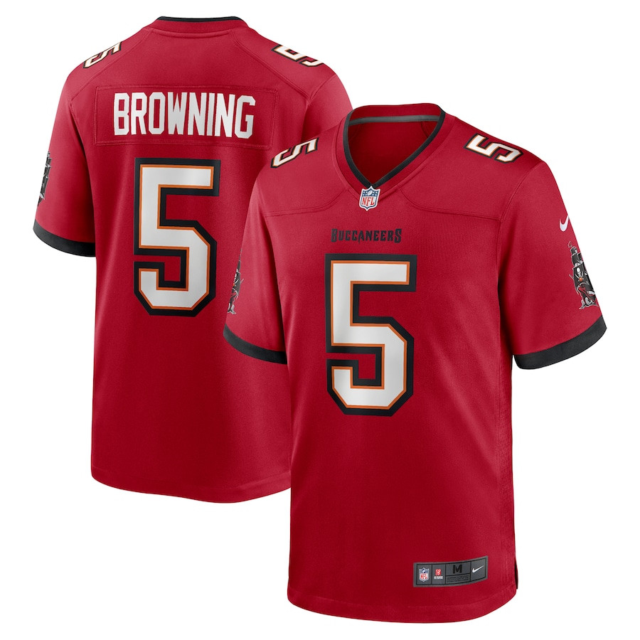 Jack Browning #5 Tampa Bay Buccaneers Game Jersey - Men's | Red