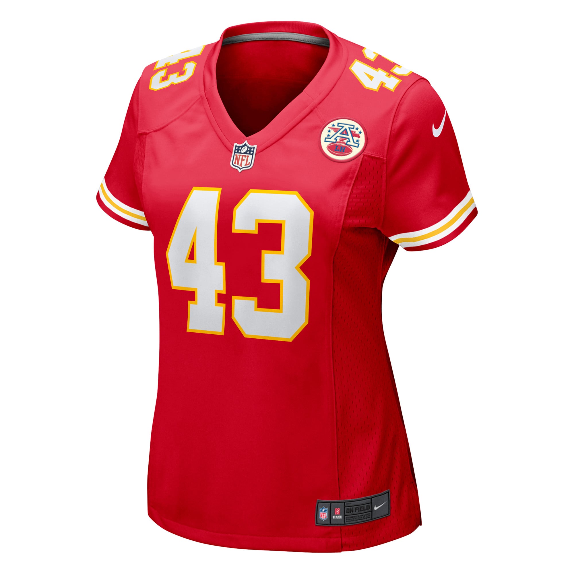 Alternative view of Jack Cochrane Kansas City Chiefs Game Jersey - Women's