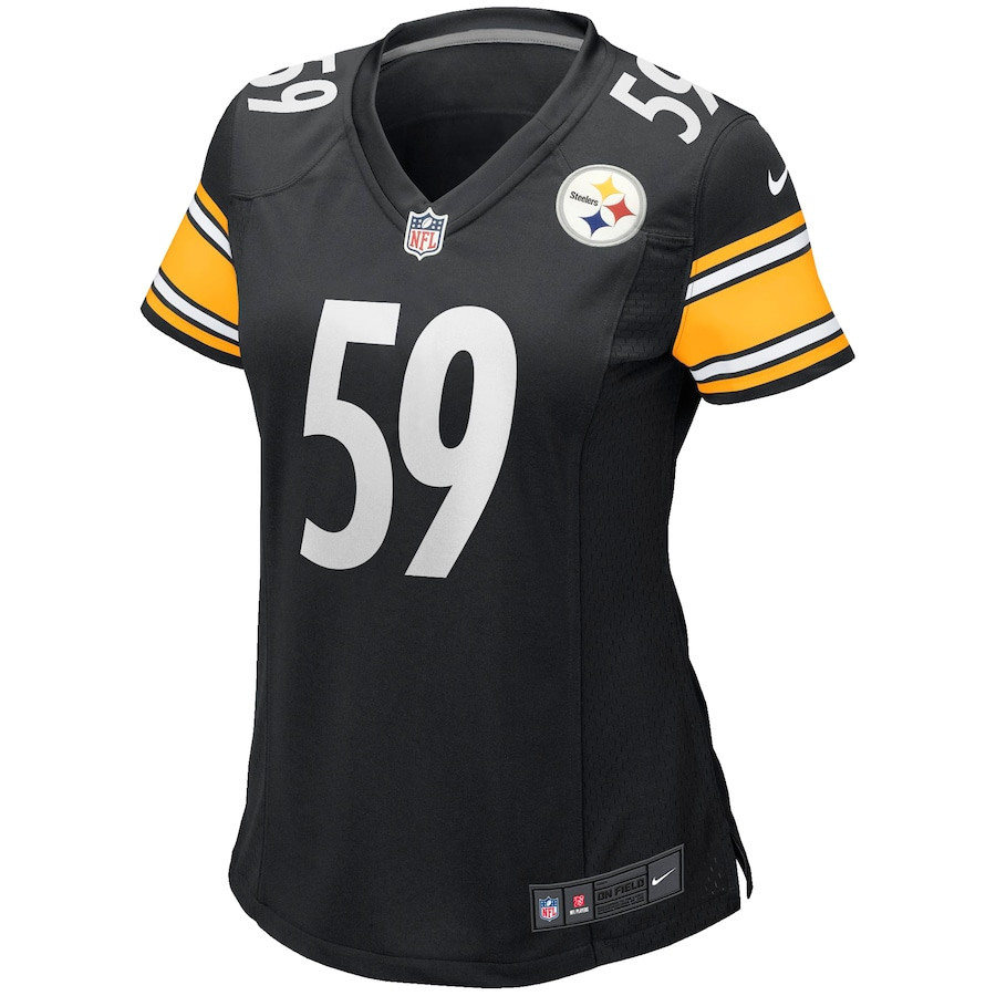 Alternative view of Jack Ham #59 Pittsburgh Steelers Game Jersey - Women's | Black