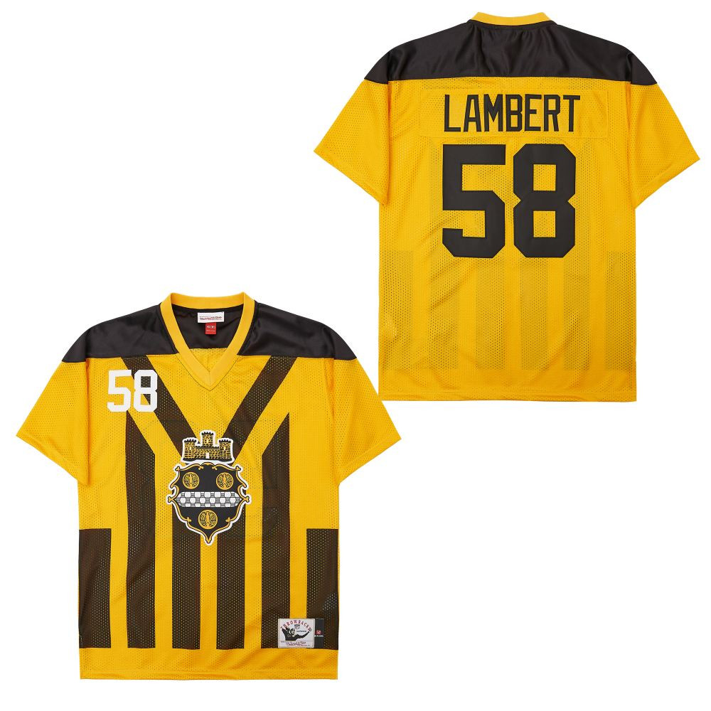 Alternative view of Jack Lambert #58 Pittsburgh Steelers Throwback Game Jersey - Men's