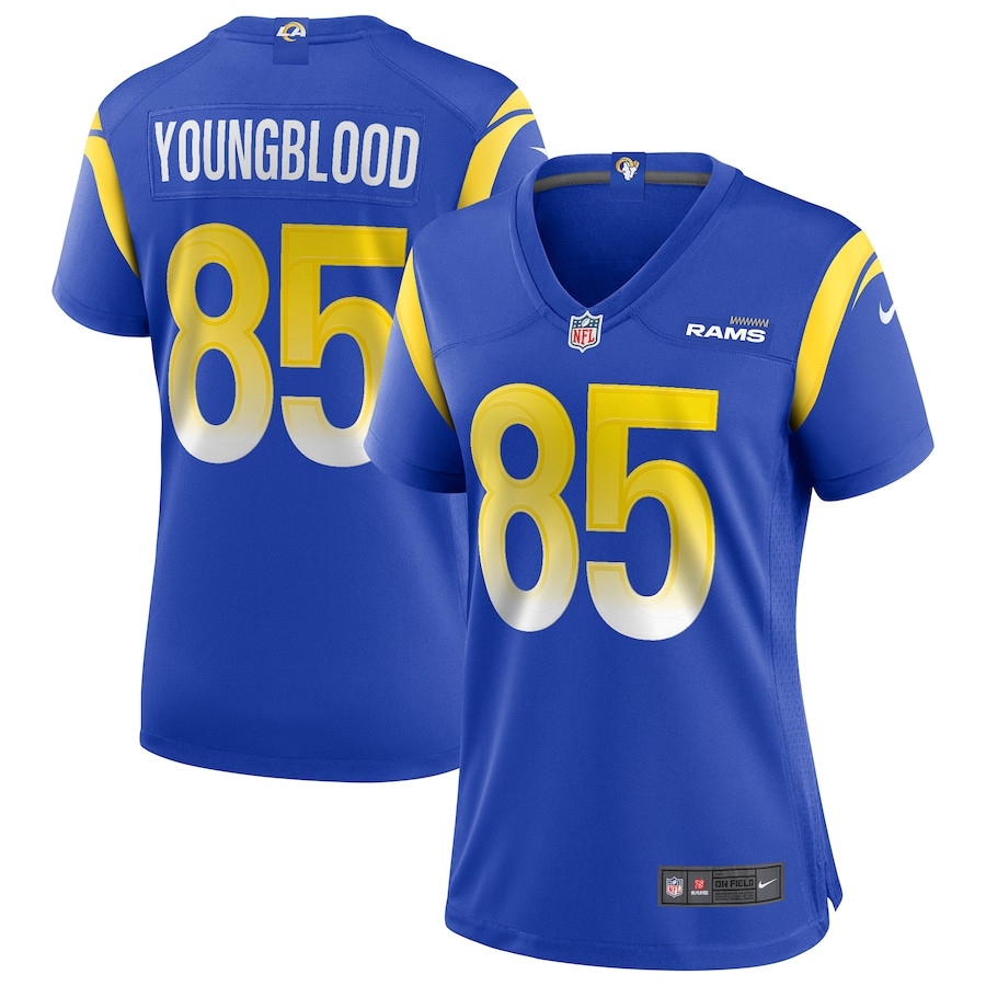 Jack Youngblood #85 Los Angeles Rams Game Jersey - Women's | Royal