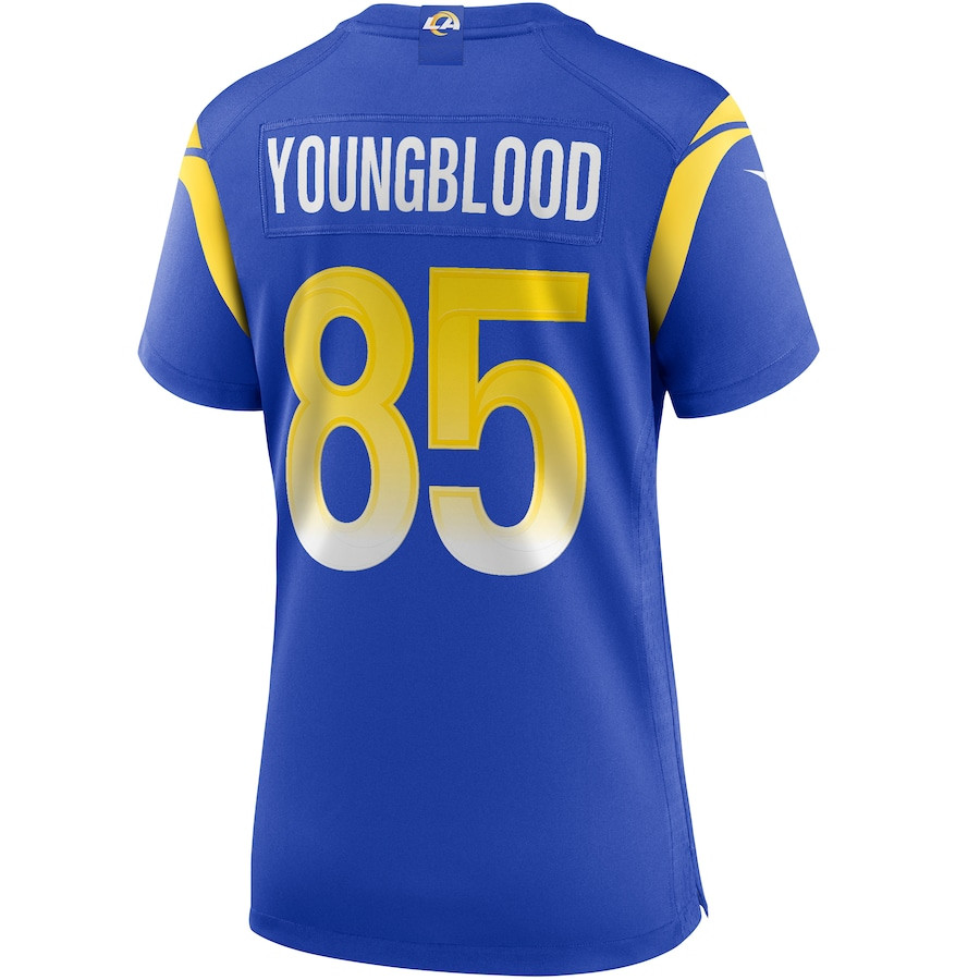 Jack Youngblood #85 Los Angeles Rams Game Jersey - Women's | Royal - Image 3