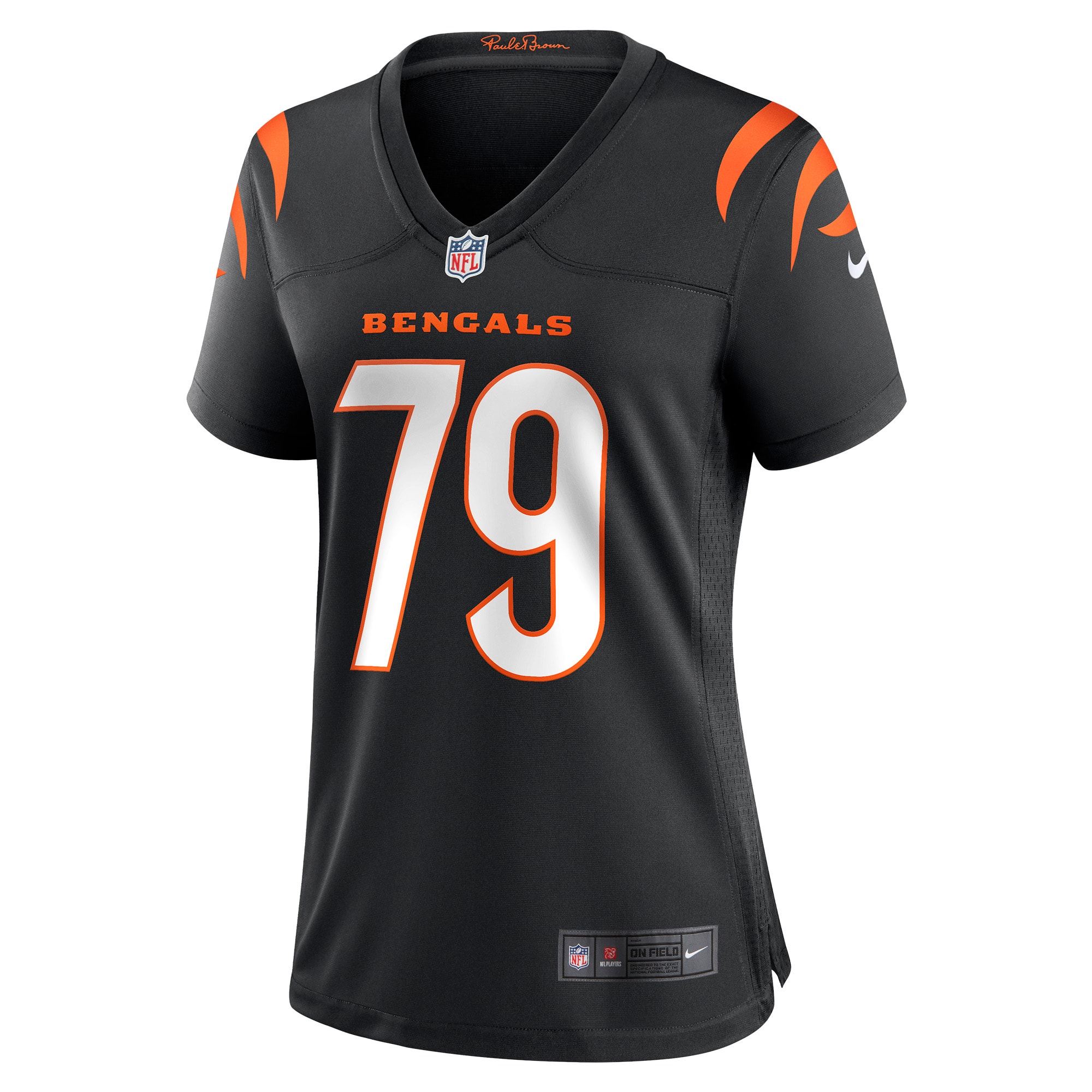 Alternative view of Jackson Carman Cincinnati Bengals Game Jersey - Women's