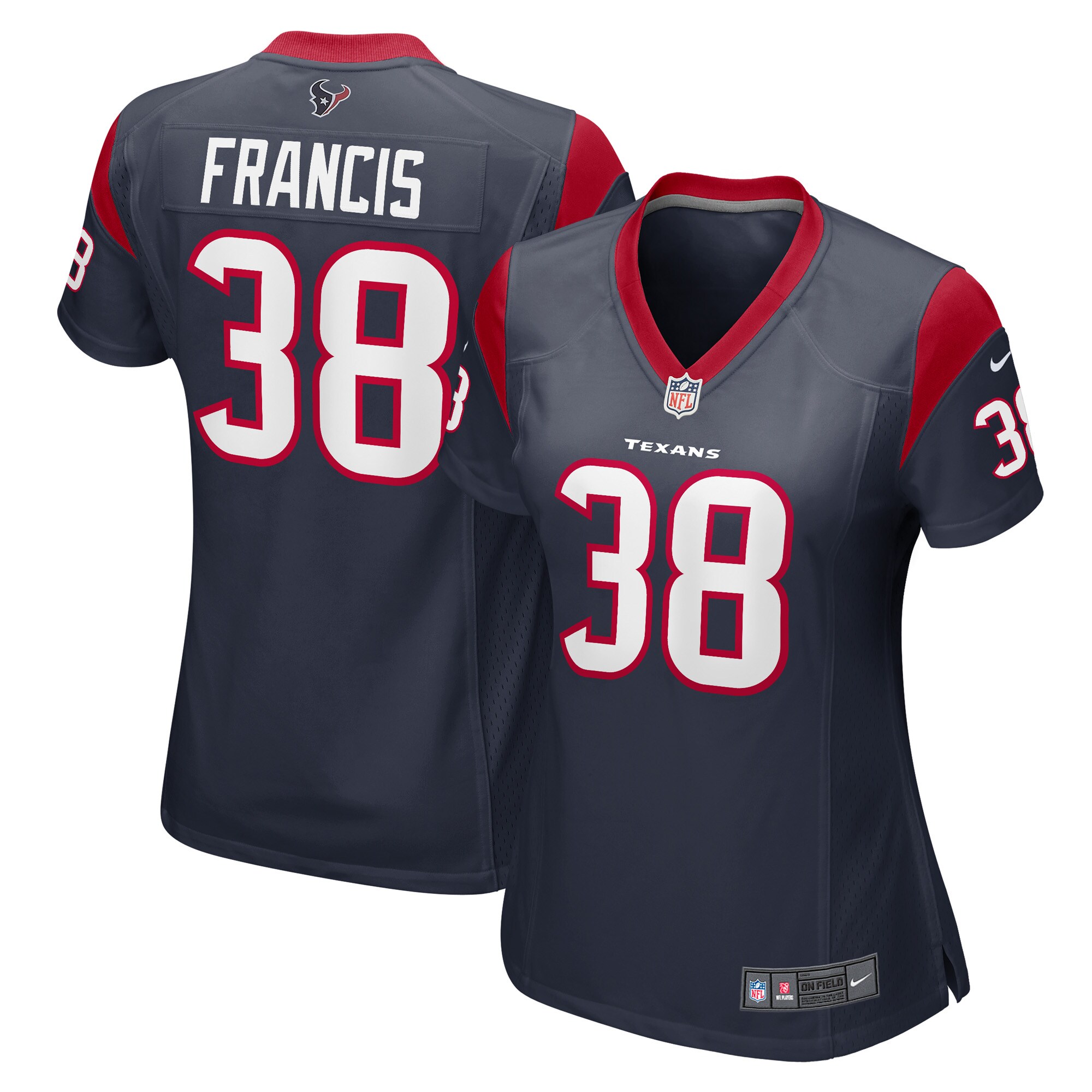 Jacobi Francis Houston Texans Game Jersey - Women's