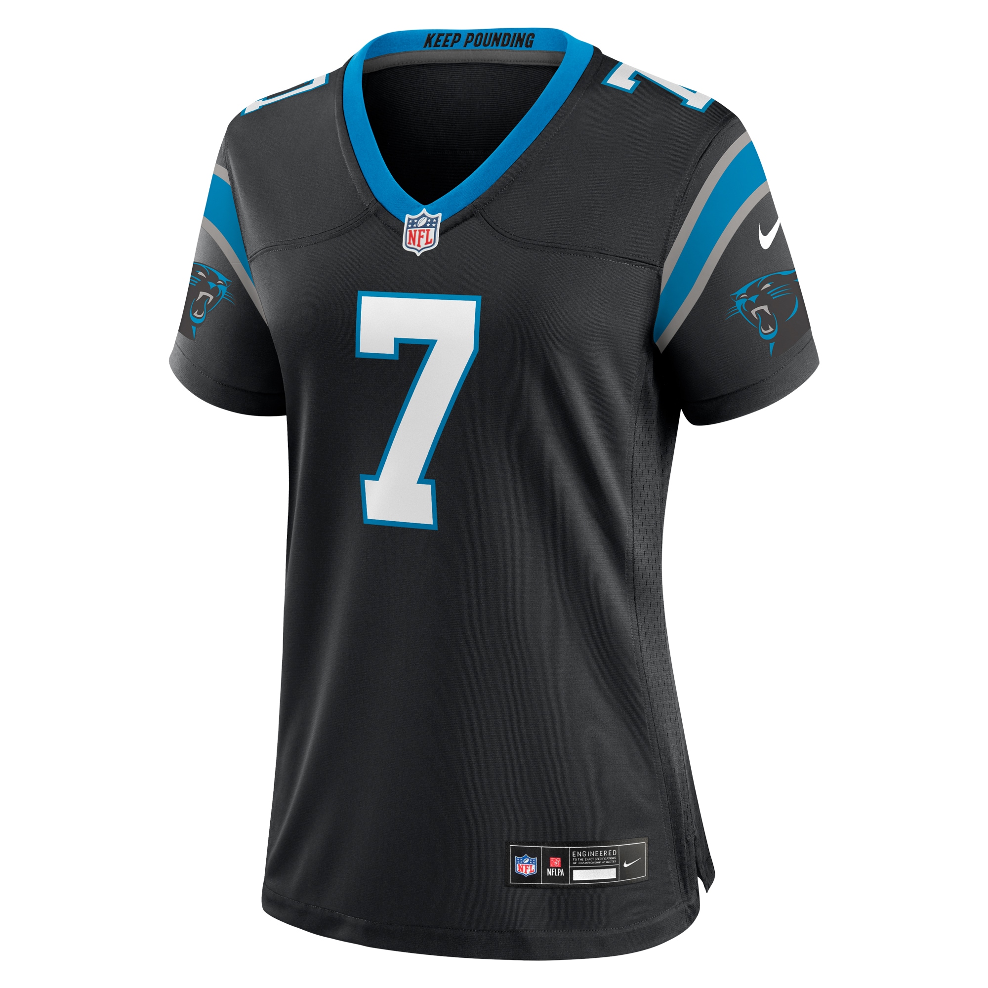 Alternative view of Jadeveon Clowney Carolina Panthers Game Jersey - Women's