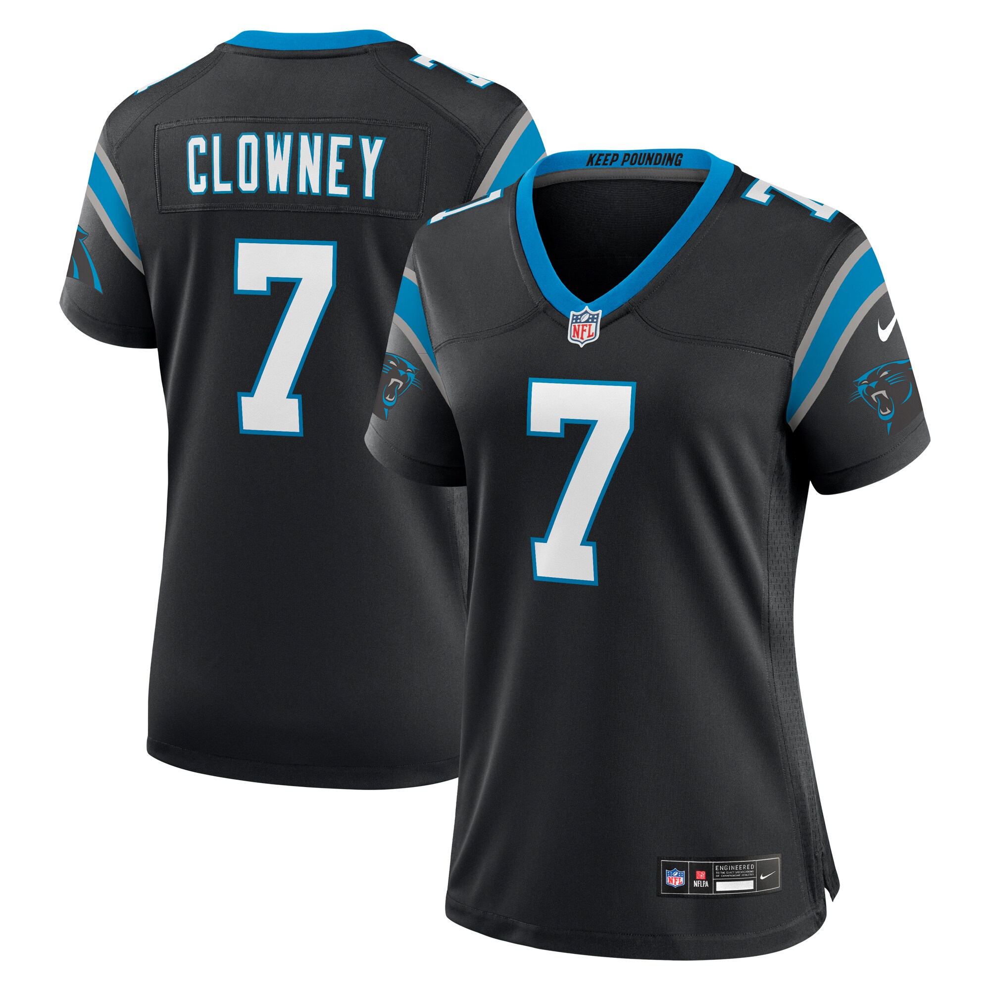 Jadeveon Clowney Carolina Panthers Game Jersey - Women's