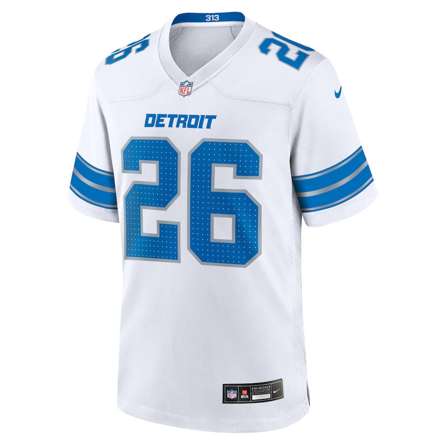 Alternative view of Jahmyr Gibbs #26 Detroit Lions Game Jersey - Men's
