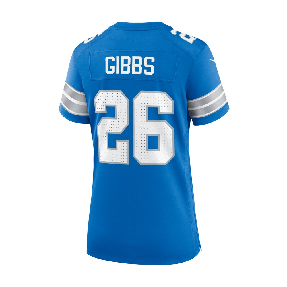 Alternative view of Jahmyr Gibbs #26 Detroit Lions Game Jersey - Women's | Blue