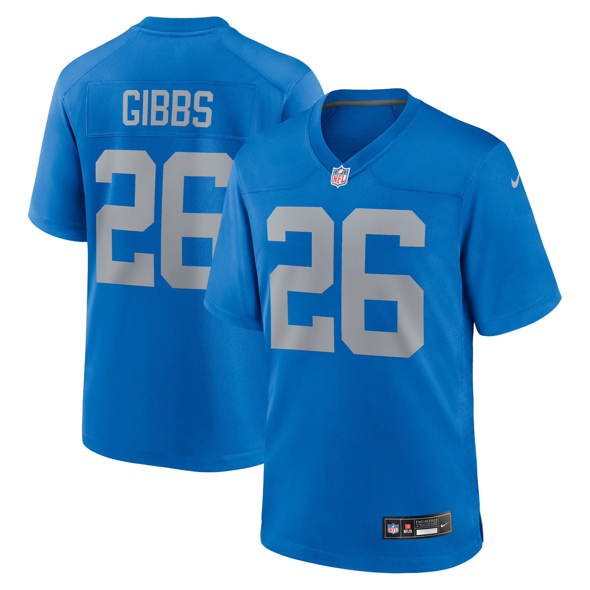 Jahmyr Gibbs Detroit Lions Alternate Game Jersey - Men's